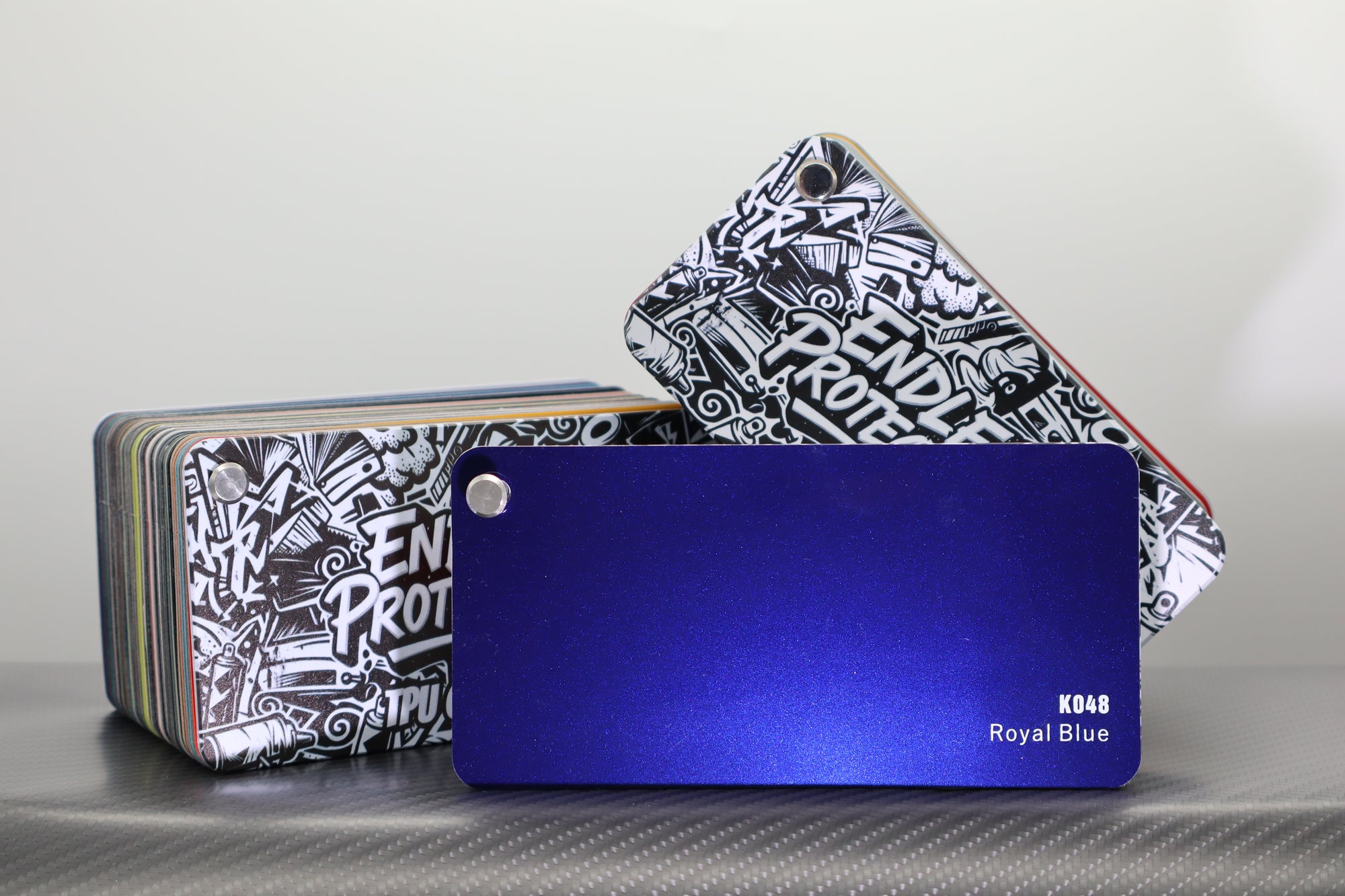METALLIC BLAU ENDLESS PROTECTION FILM
