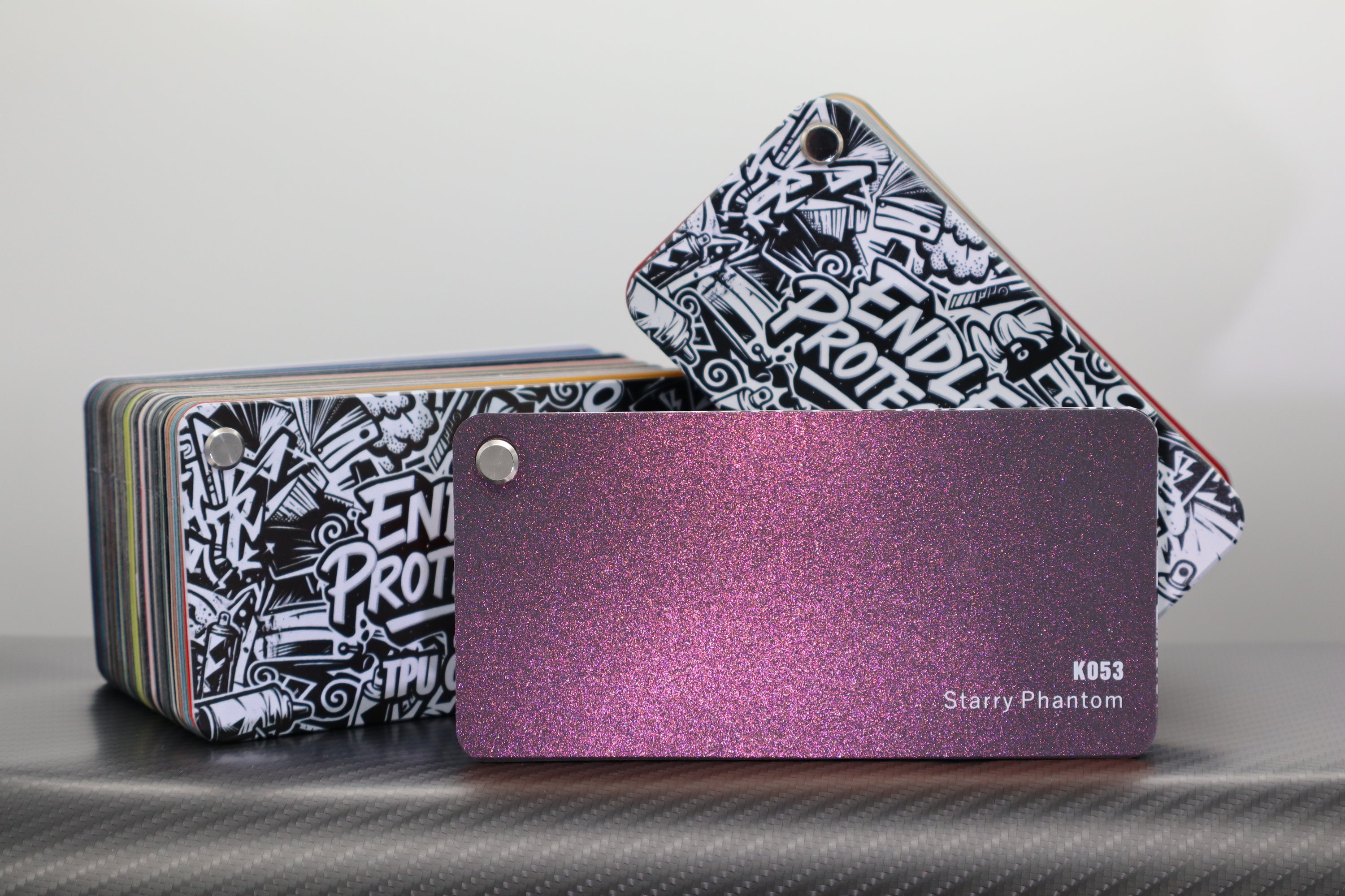 METALLIC ROT/ORANGE/GELB ENDLESS PROTECTION FILM