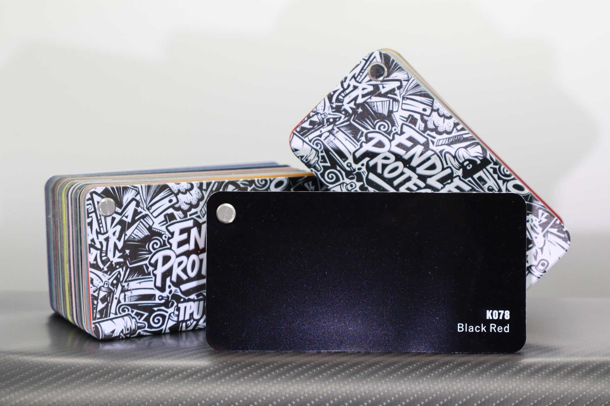 METALLIC ROT/ORANGE/GELB ENDLESS PROTECTION FILM