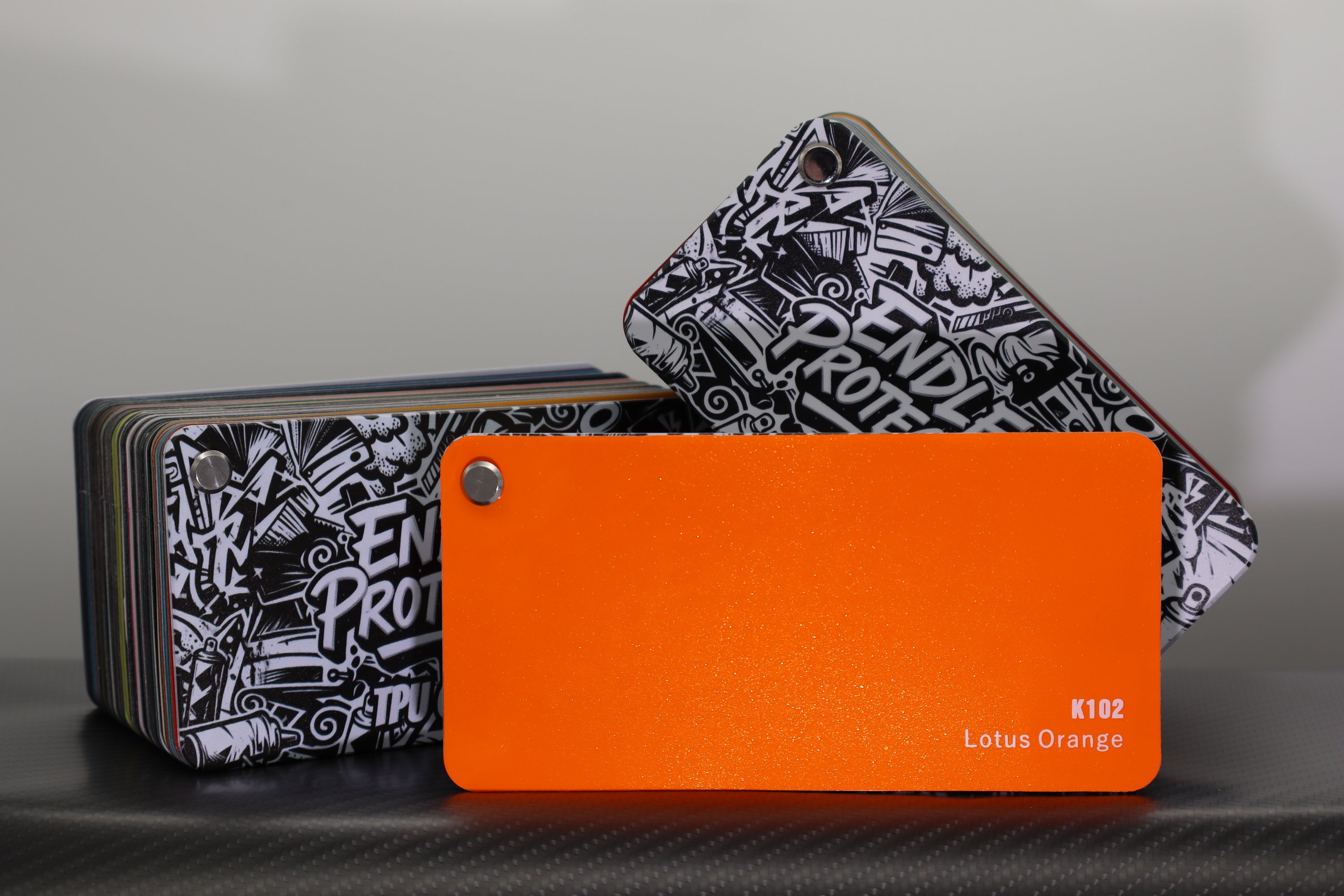 METALLIC ROT/ORANGE/GELB ENDLESS PROTECTION FILM