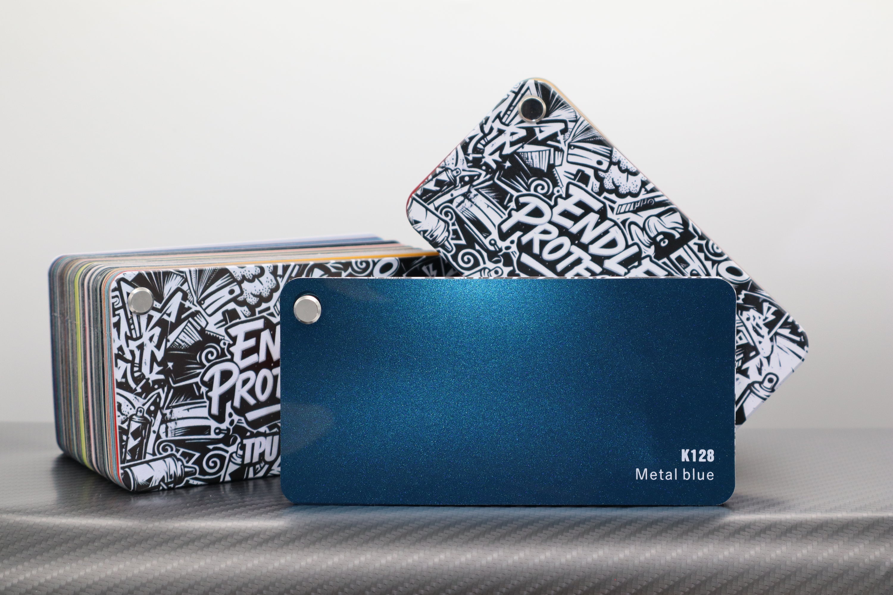METALLIC BLAU ENDLESS PROTECTION FILM