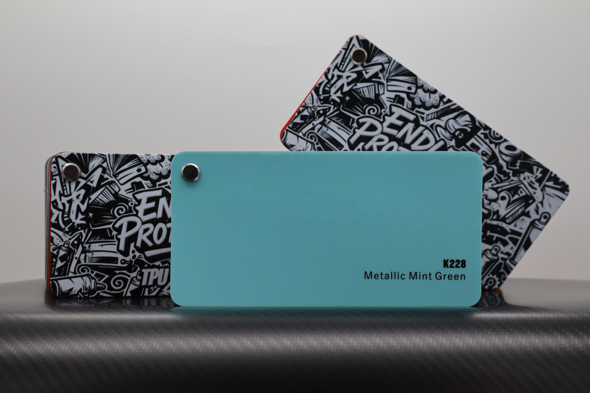 Metallic Blau Protection Film