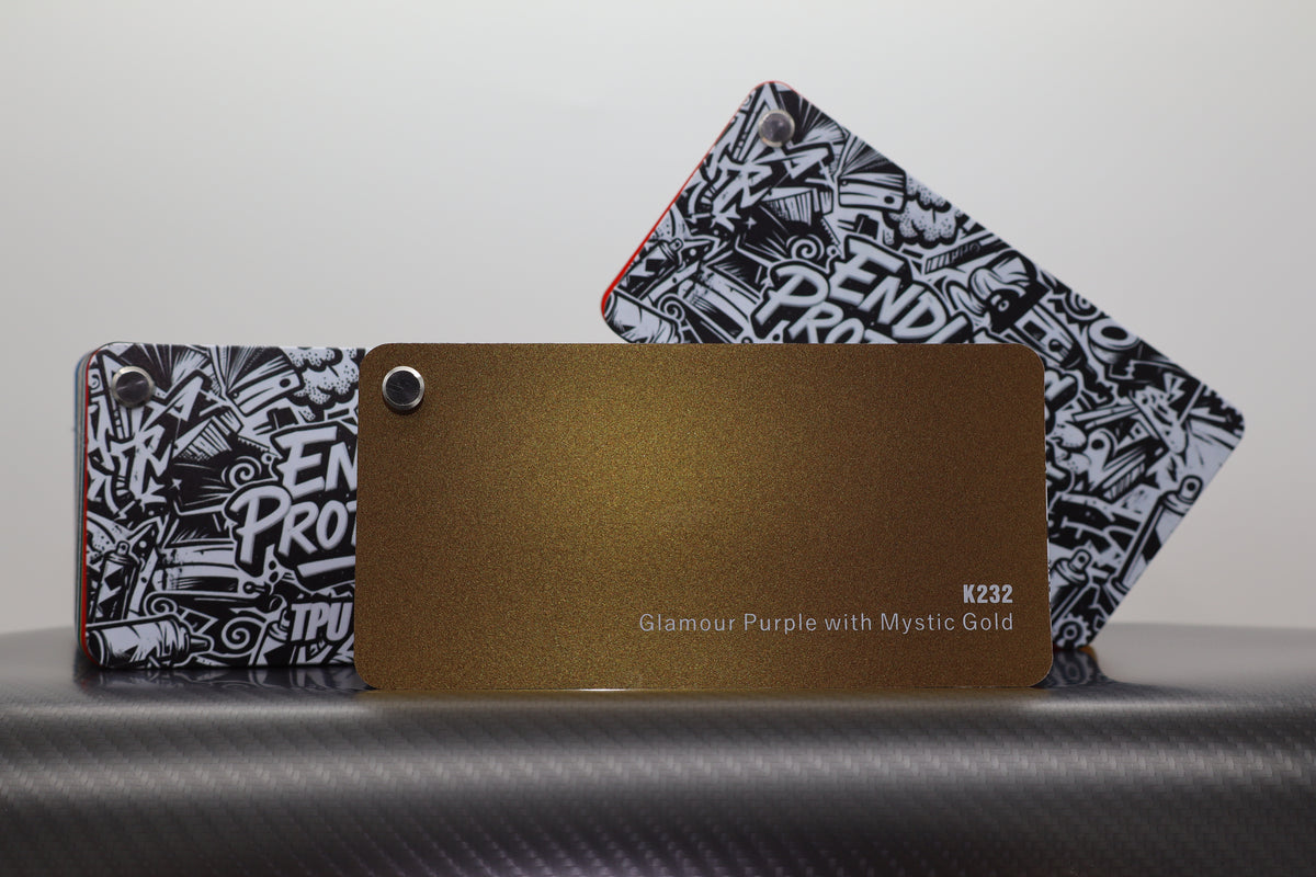 Metallic Weiß & Gold Protection Film