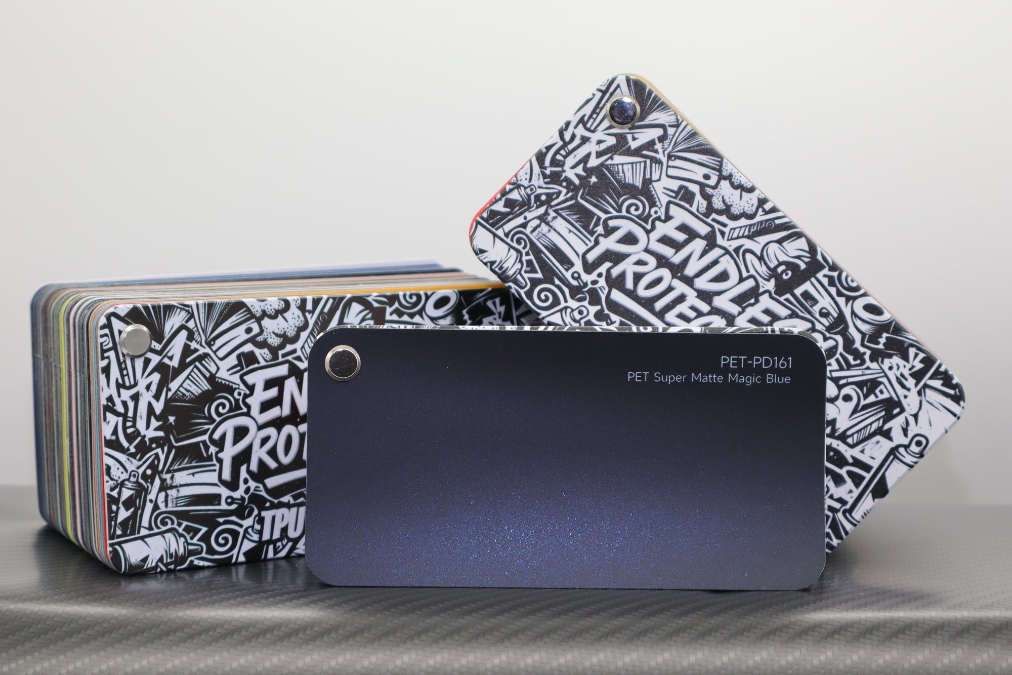 Matte Blau Endless Wrapping Film