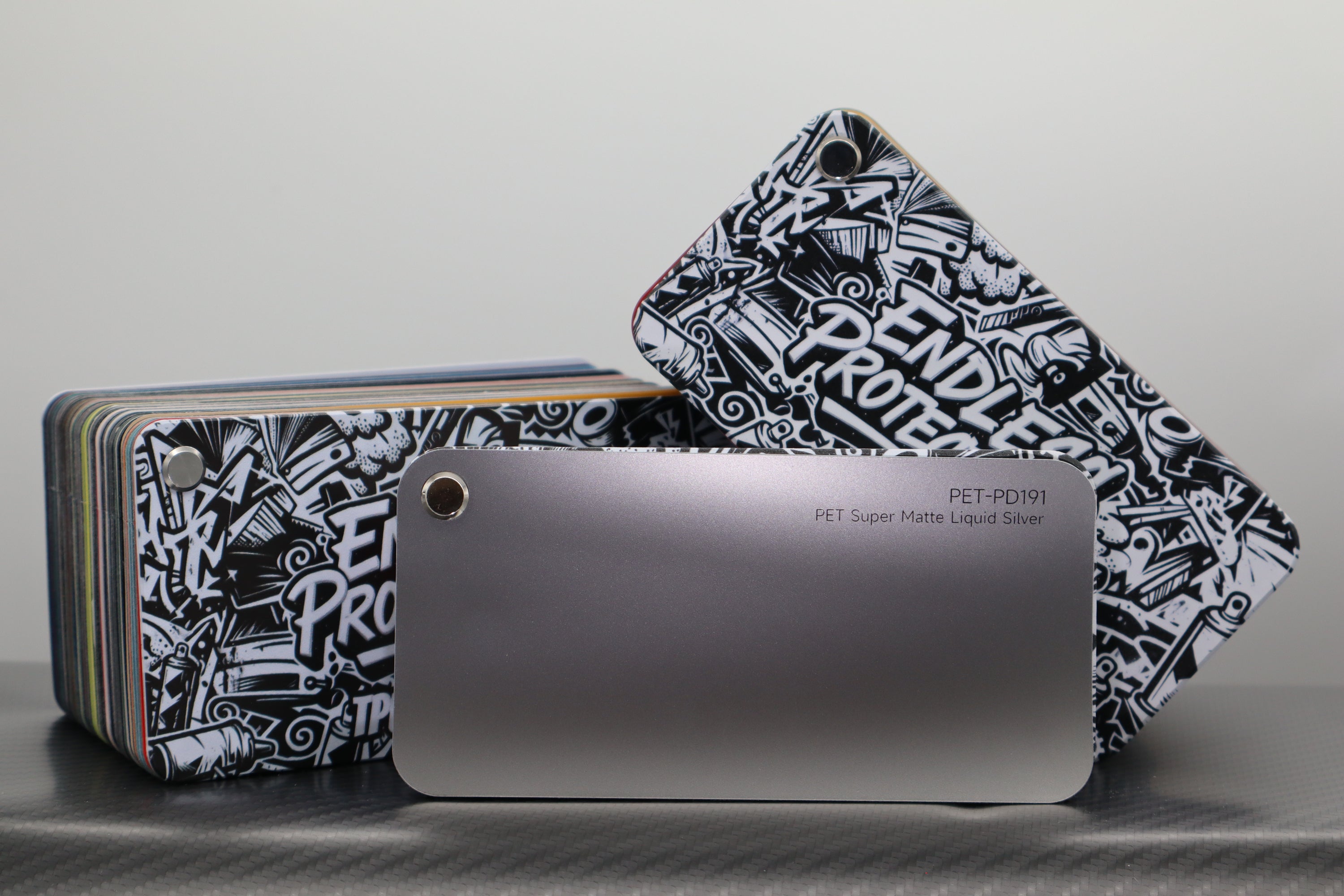 Matte Silber Endless Wrapping Film
