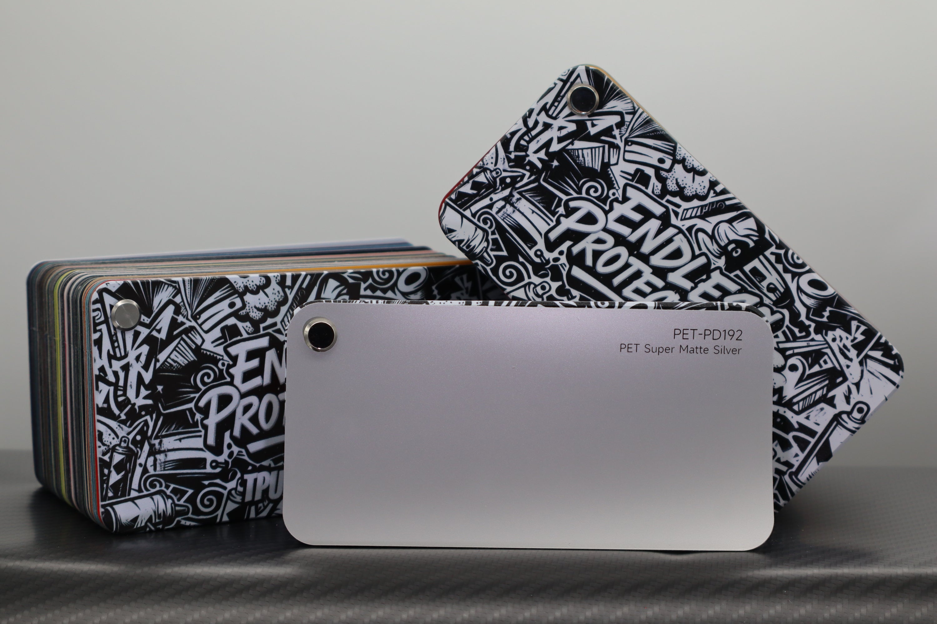 Matte Silber Endless Wrapping Film