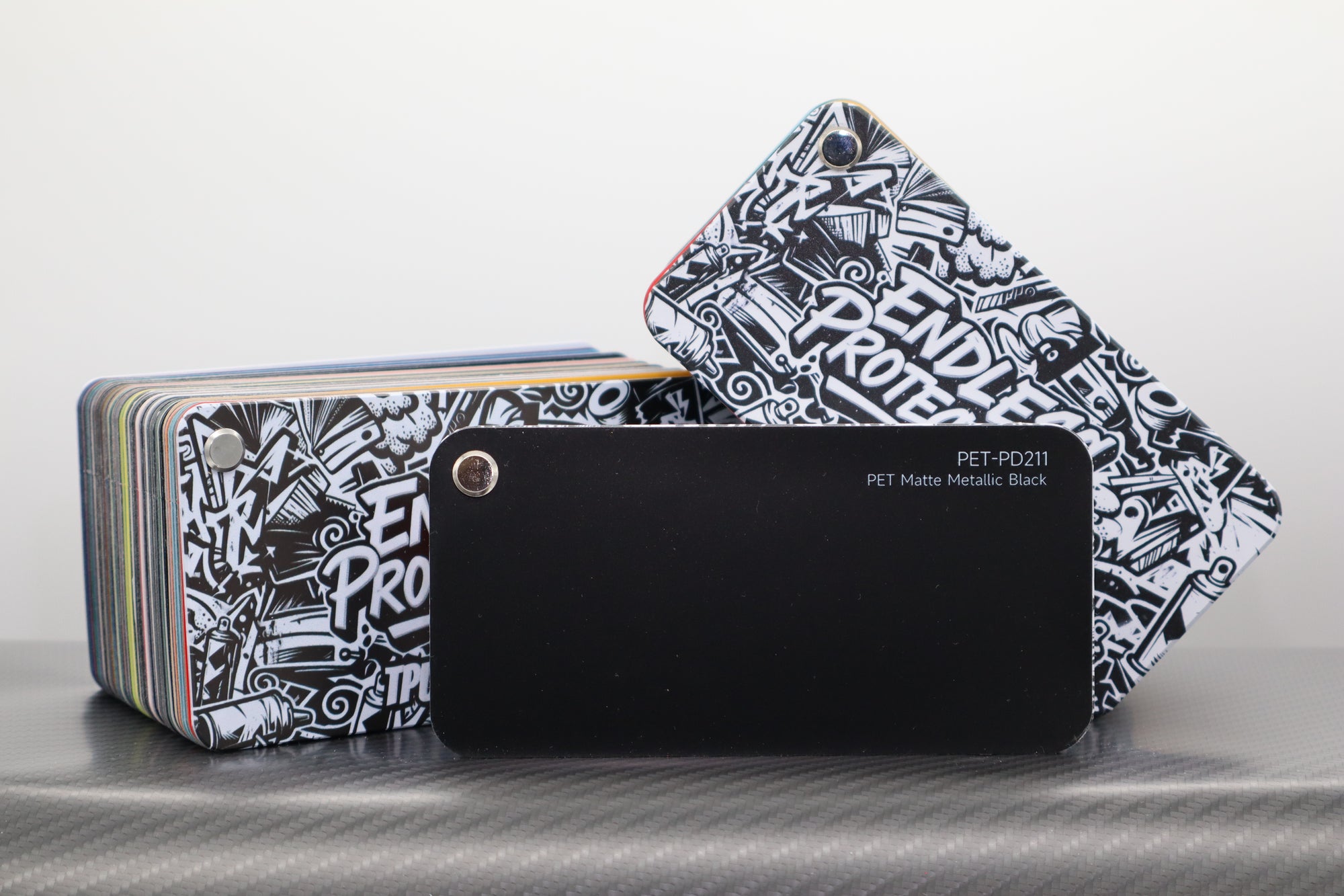 Matte Schwarz Endless Wrapping Film