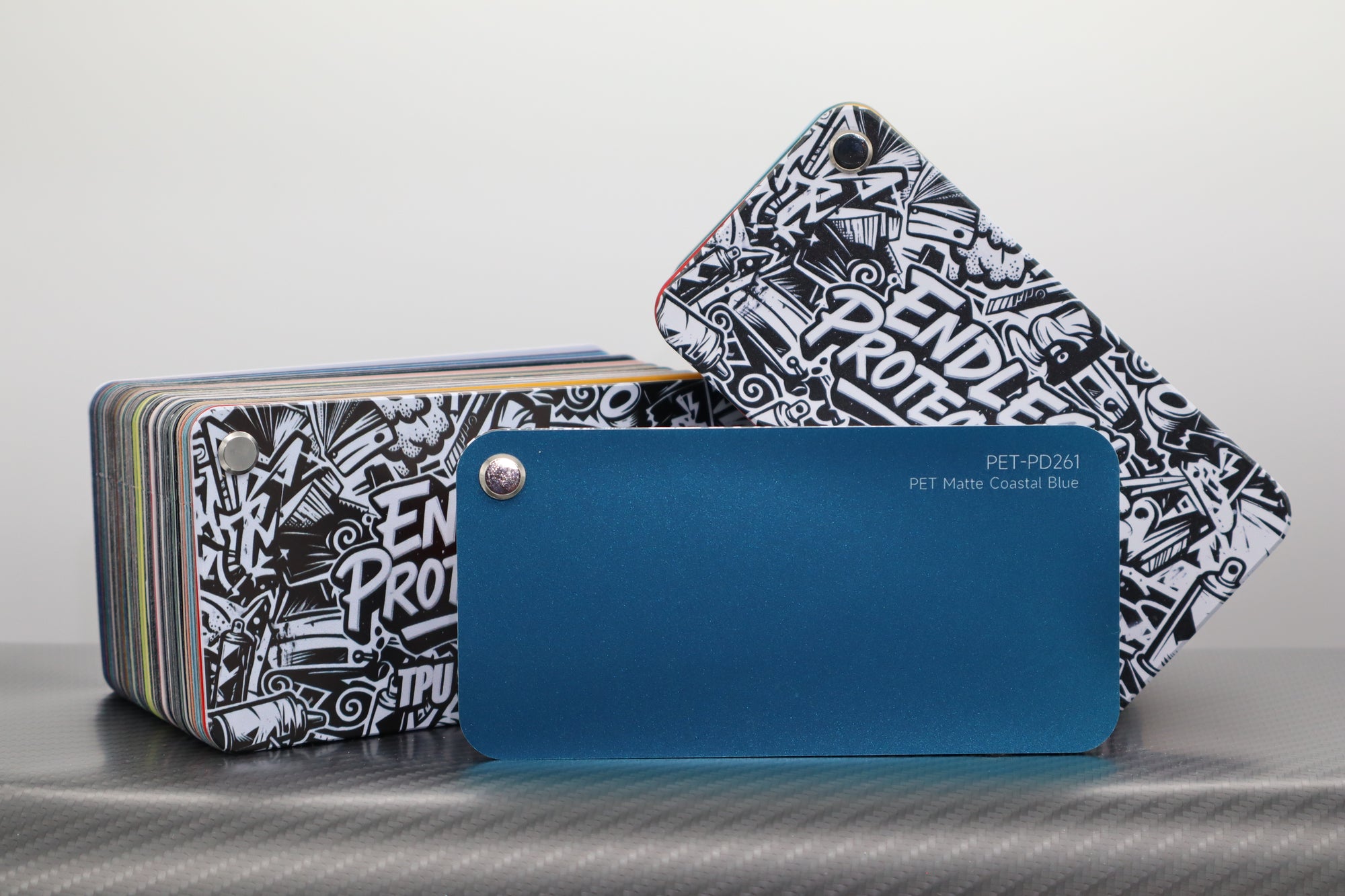 Matte Blau Endless Wrapping Film