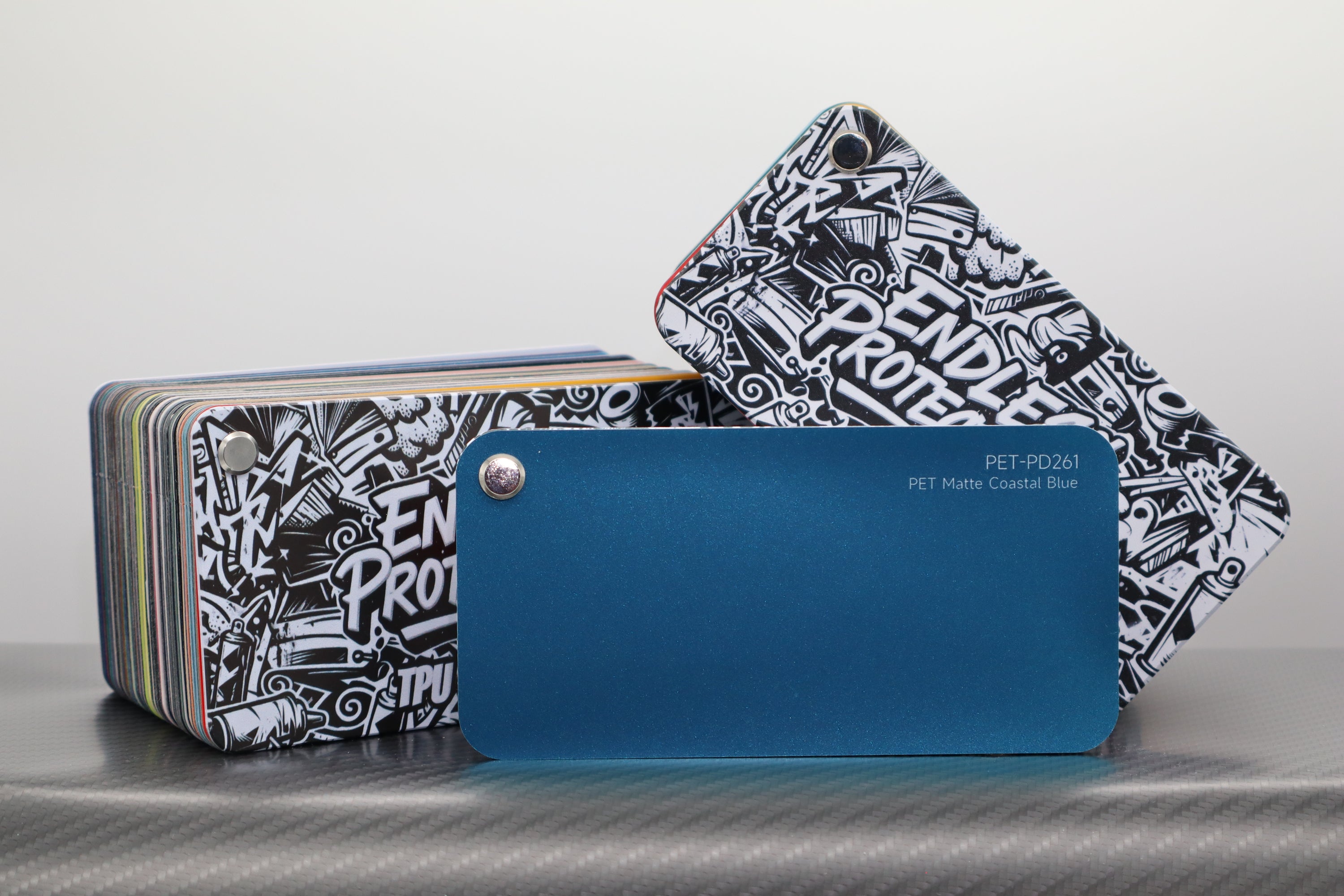 Matte Blau Endless Wrapping Film