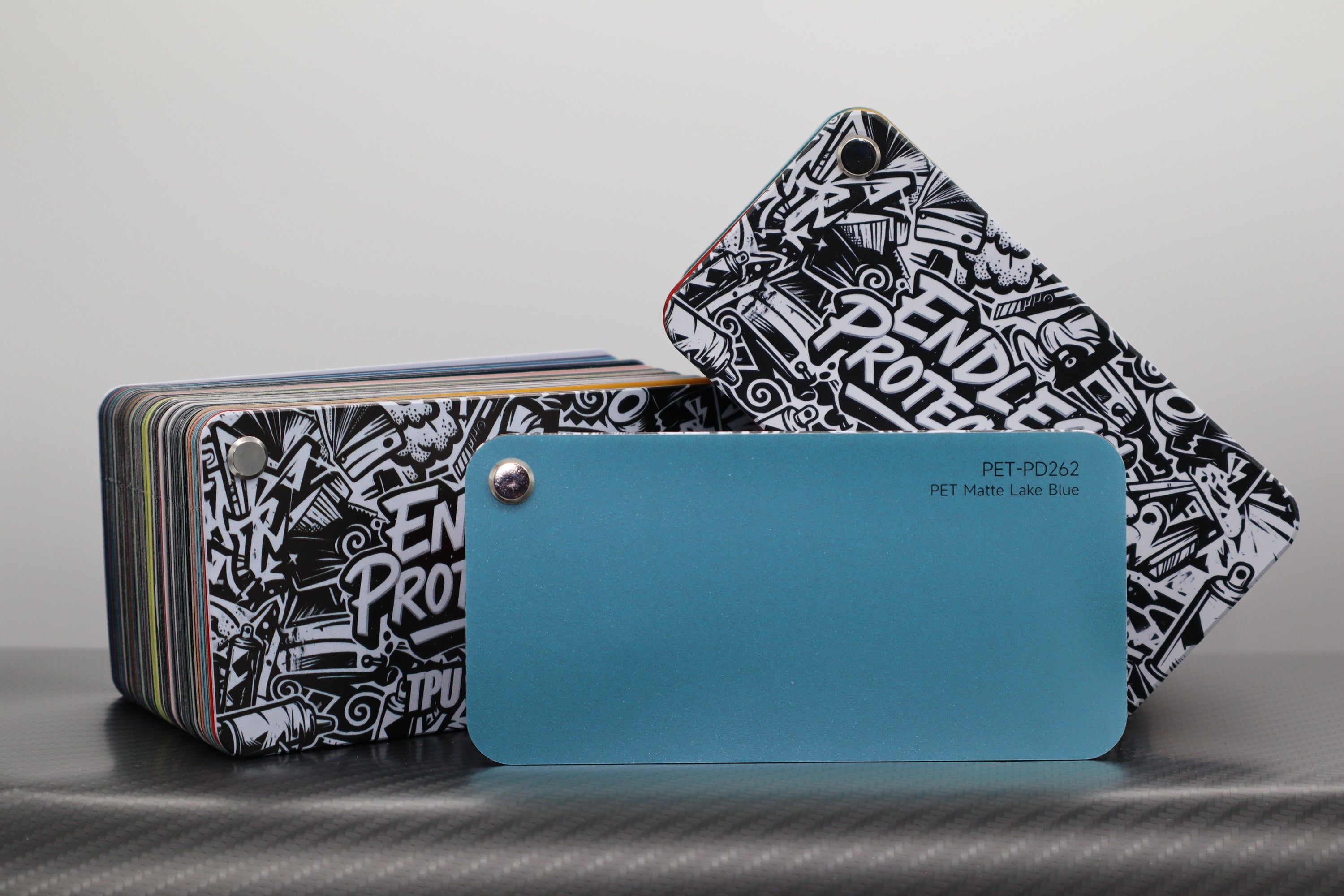 Matte Blau Endless Wrapping Film