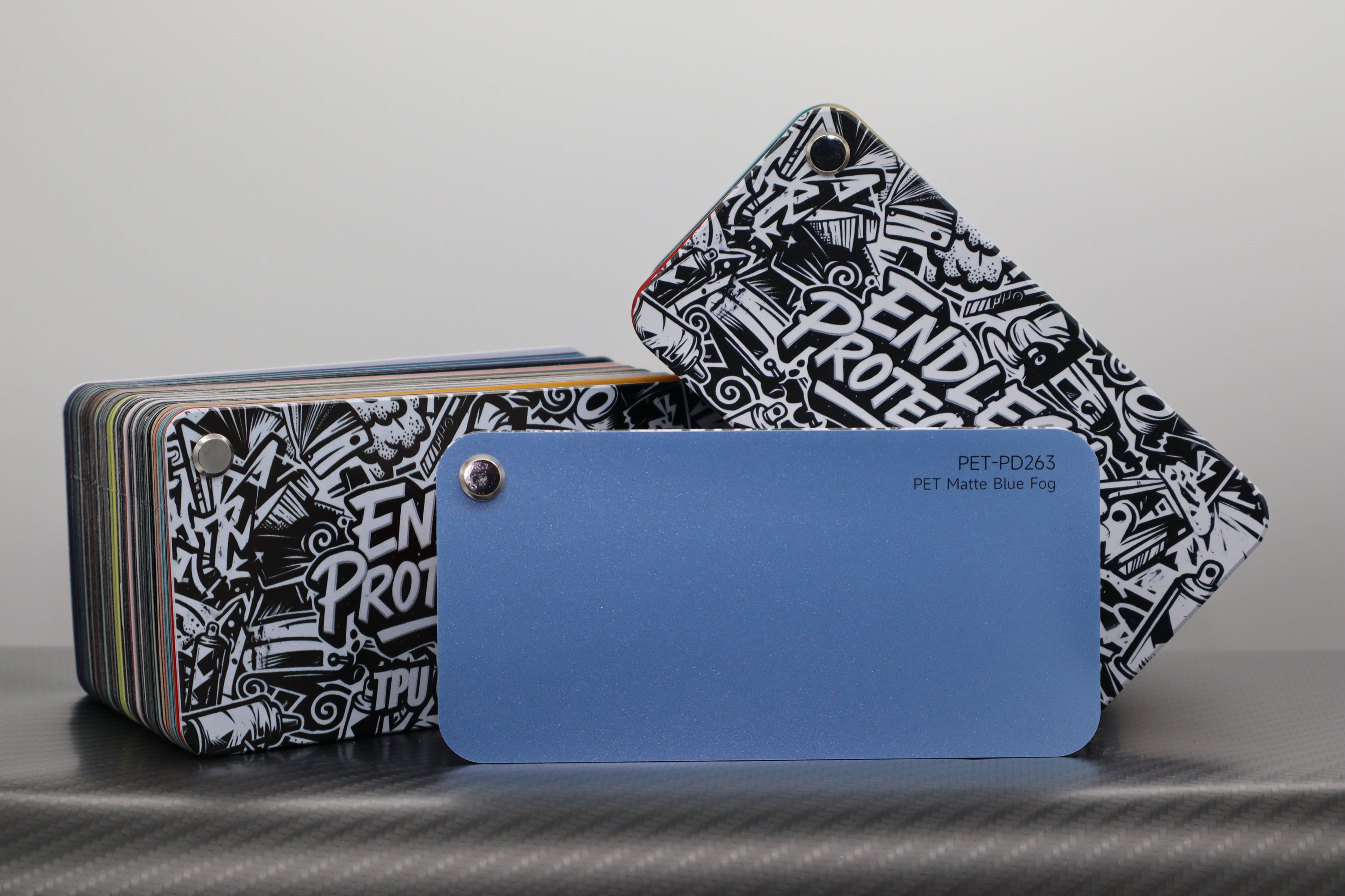 Matte Blau Endless Wrapping Film