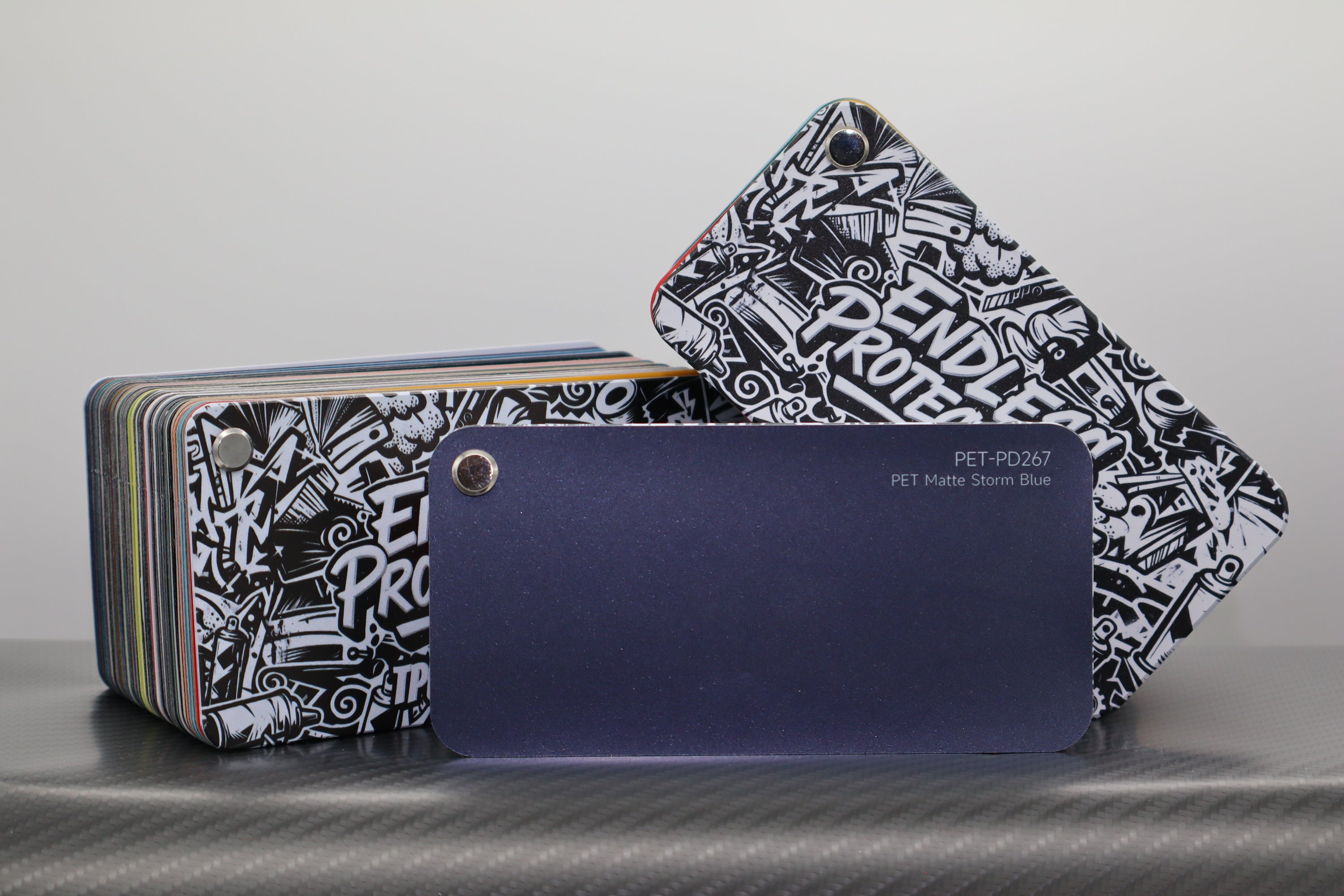 Matte Blau Endless Wrapping Film