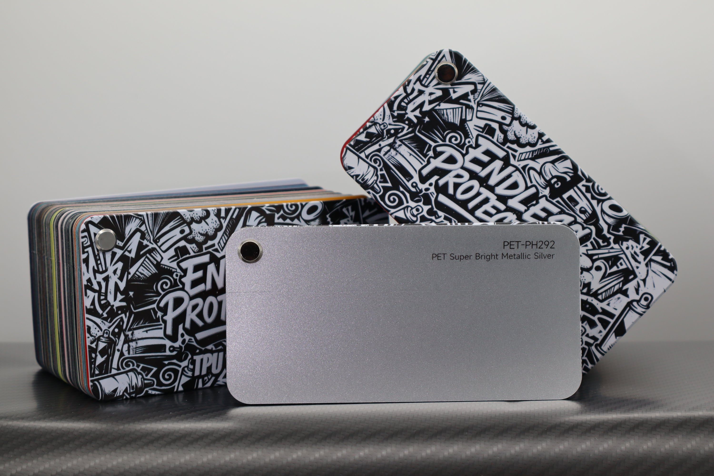 Matte Silber Endless Wrapping Film