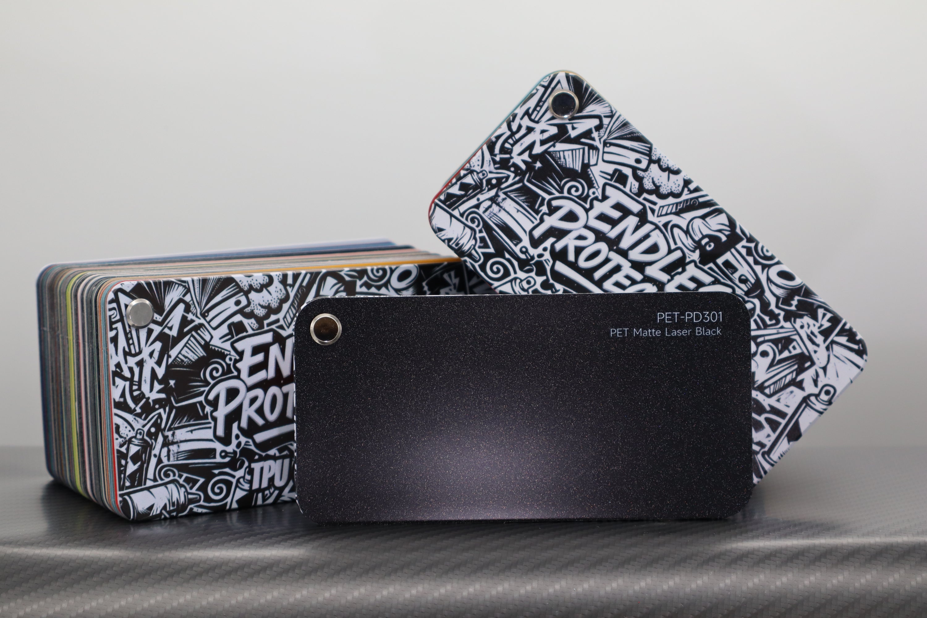Matte Schwarz Endless Wrapping Film
