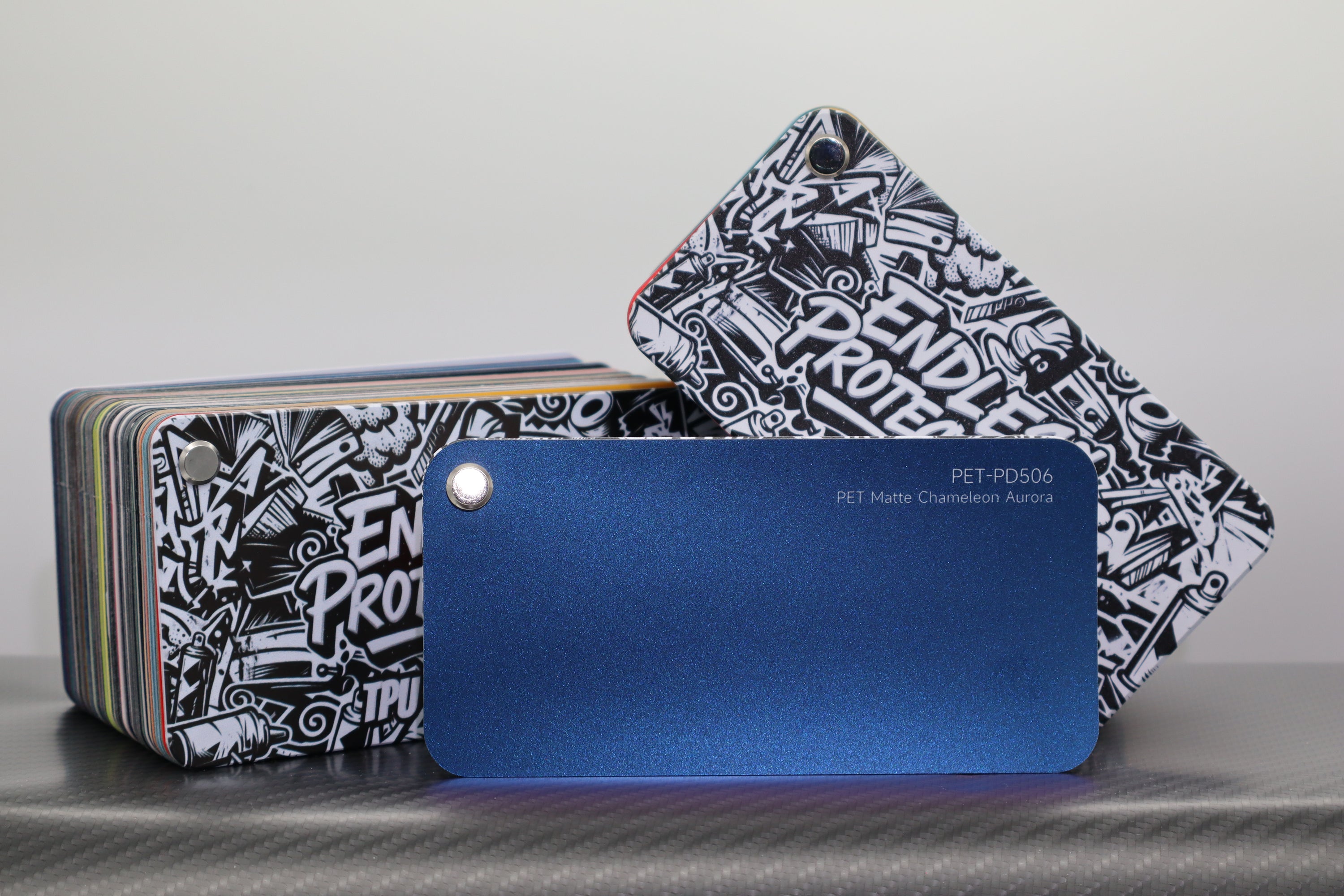 Matte Blau Endless Wrapping Film