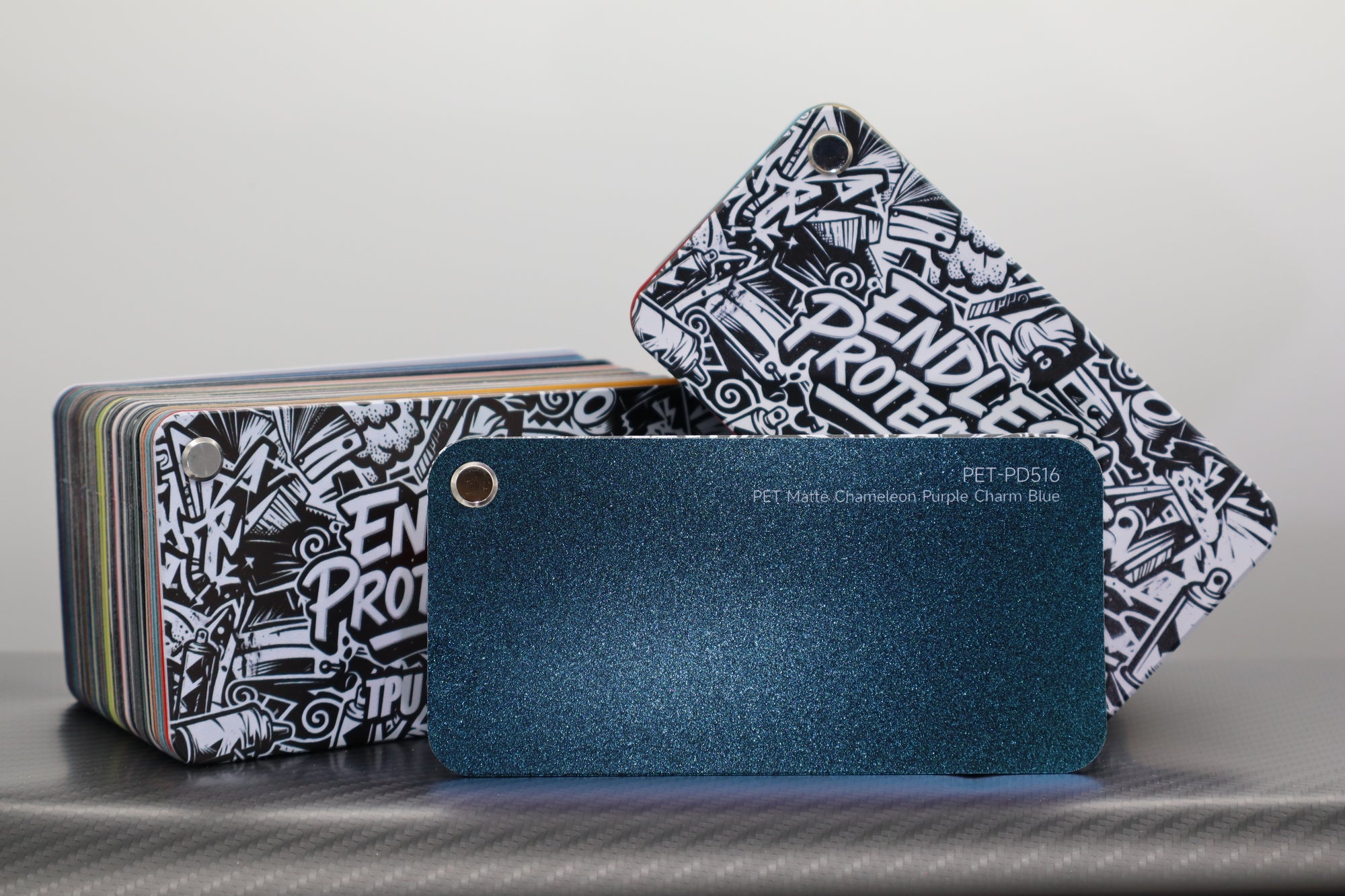 Matte Blau Endless Wrapping Film