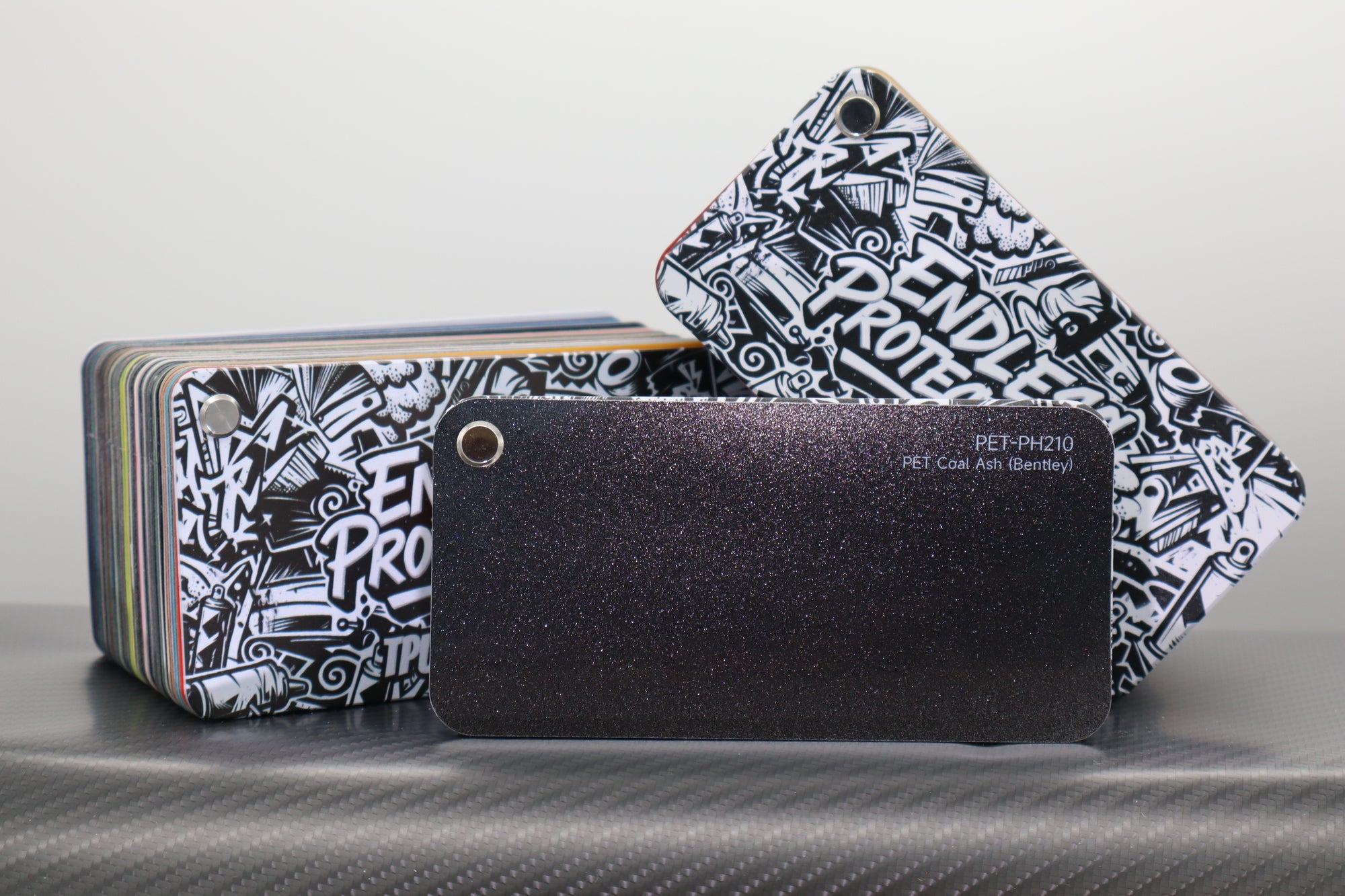 Metallic Grau Endless Wrapping Film