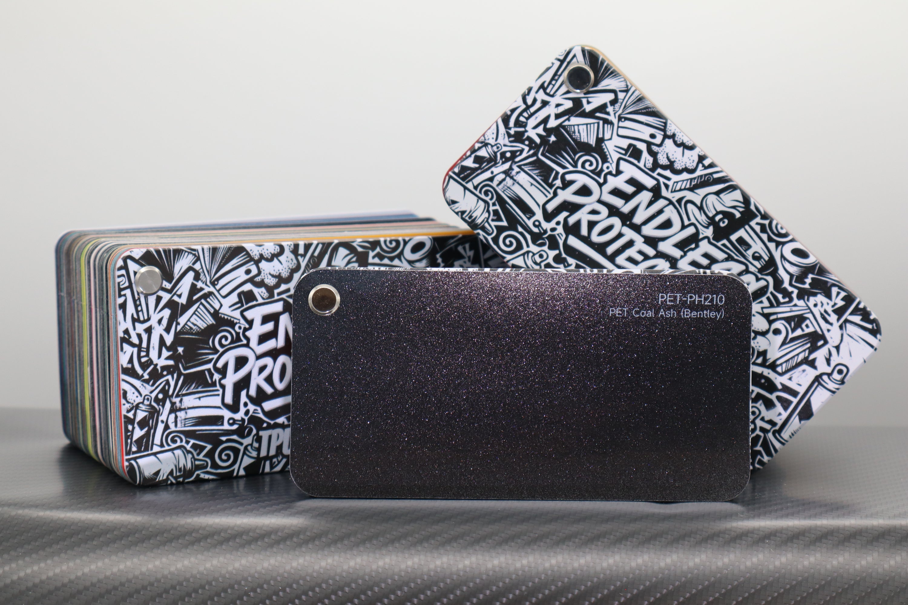 Metallic Grau Endless Wrapping Film