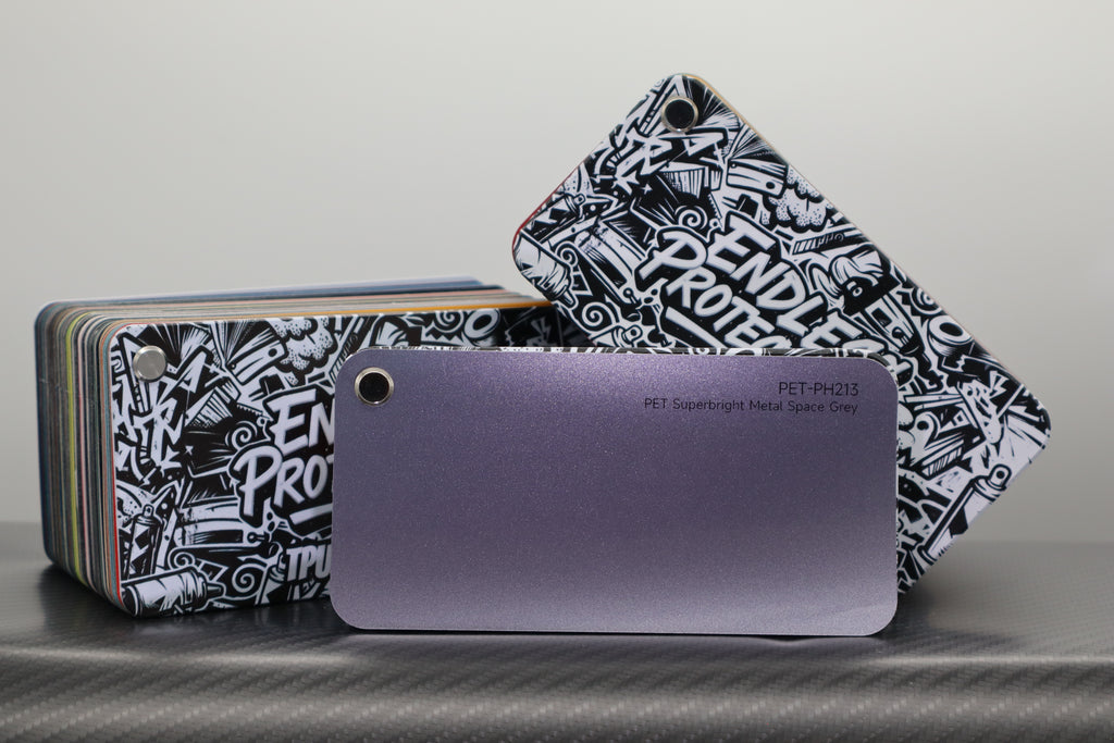 Metallic Grau Wrapping Film