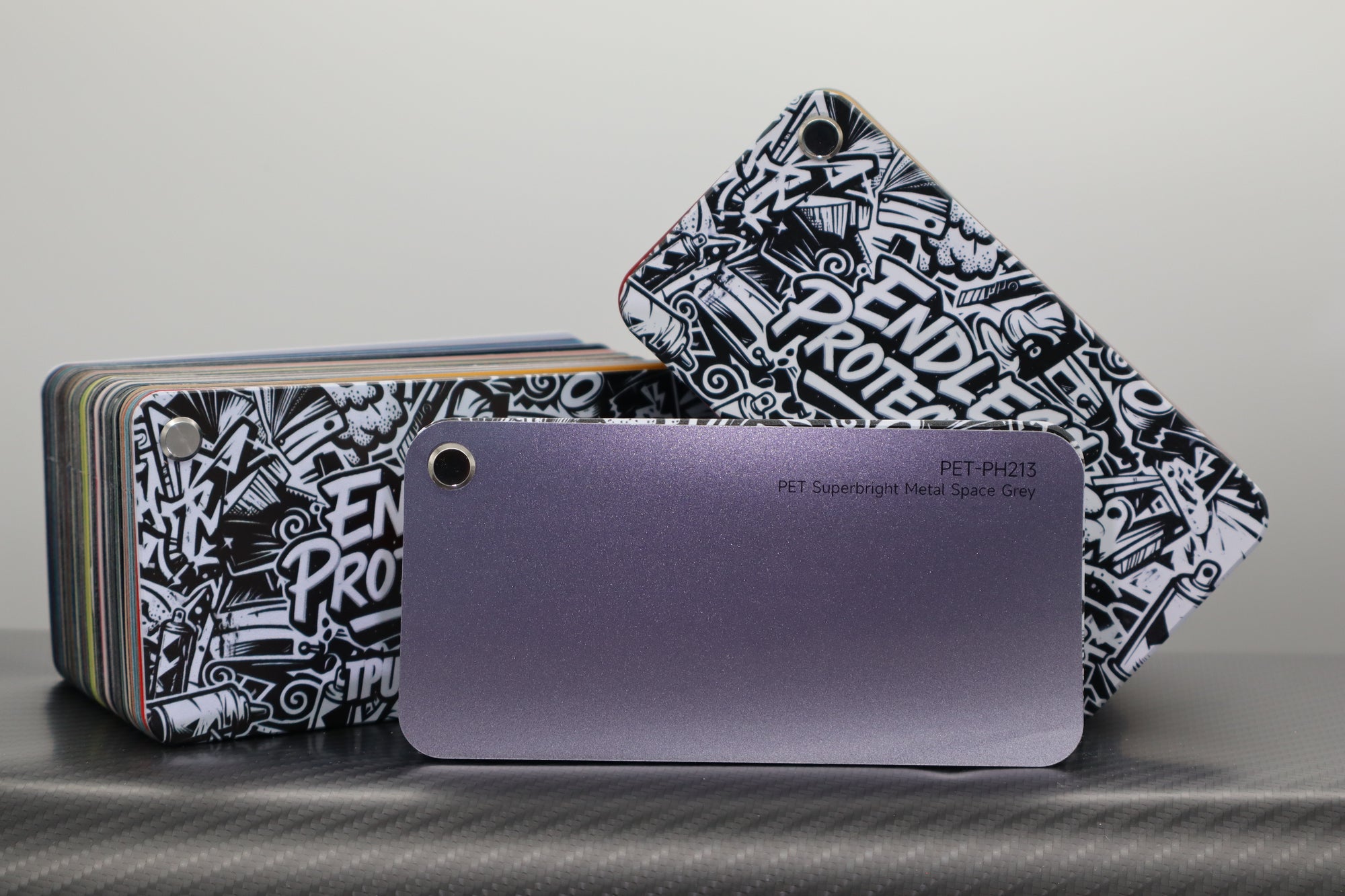 Metallic Grau Endless Wrapping Film