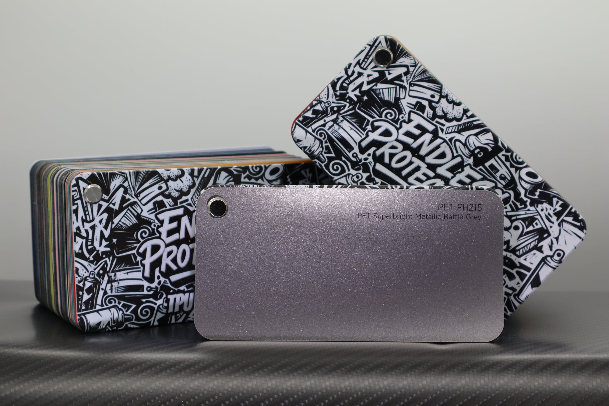 Metallic Grau Endless Wrapping Film