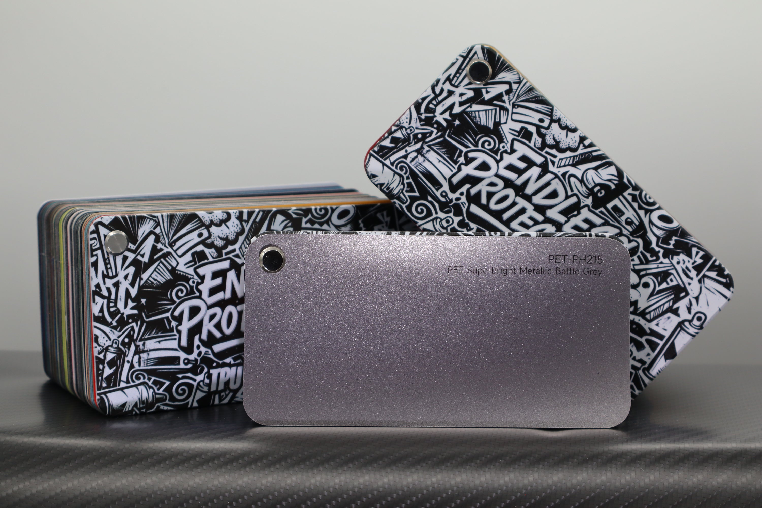 Metallic Grau Endless Wrapping Film