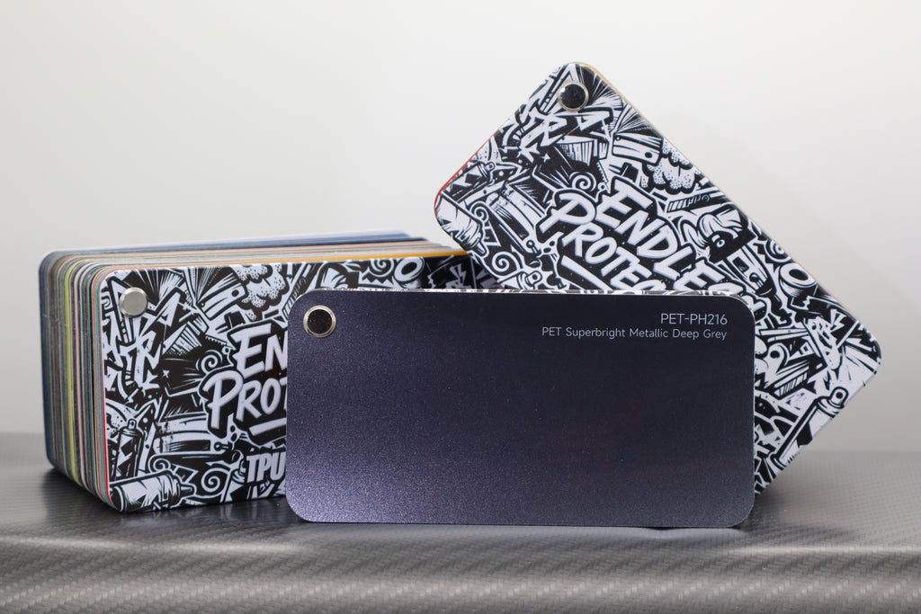 Metallic Grau Wrapping Film