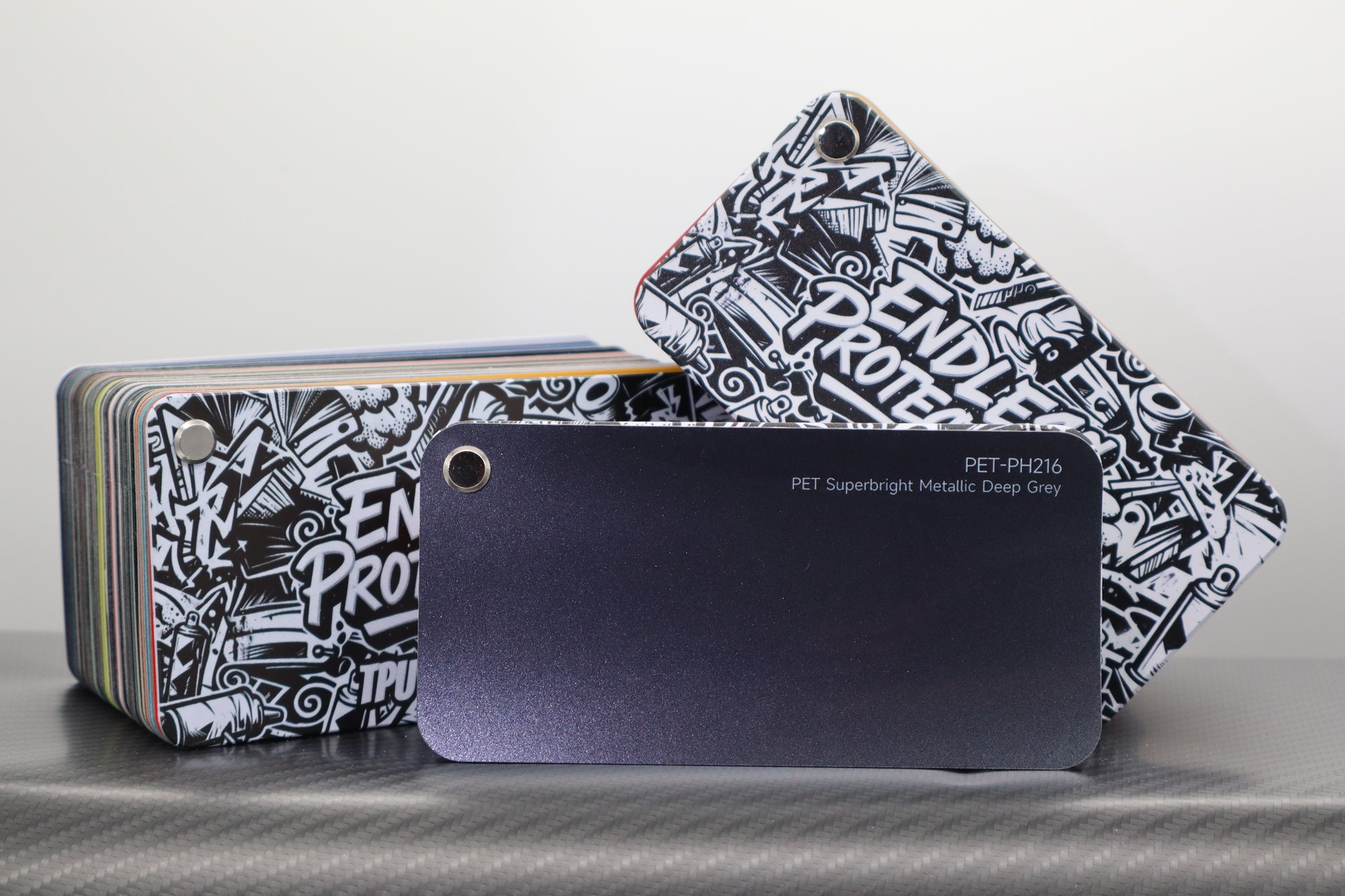 Metallic Grau Endless Wrapping Film
