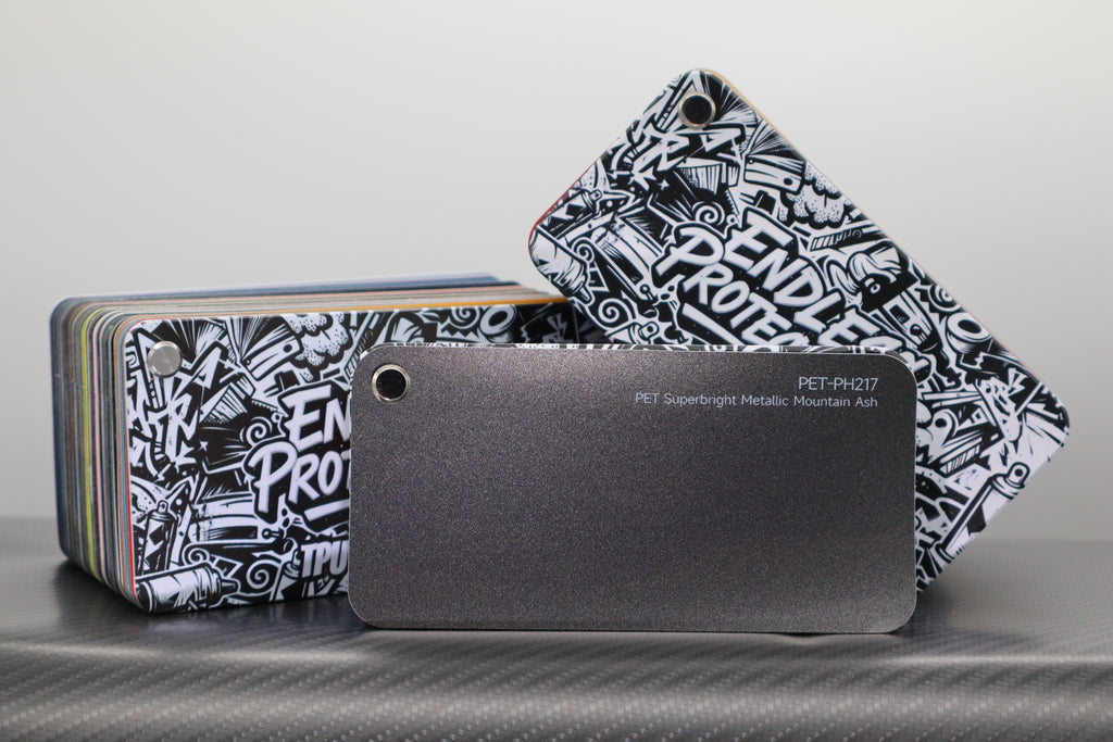 Metallic Grau Wrapping Film