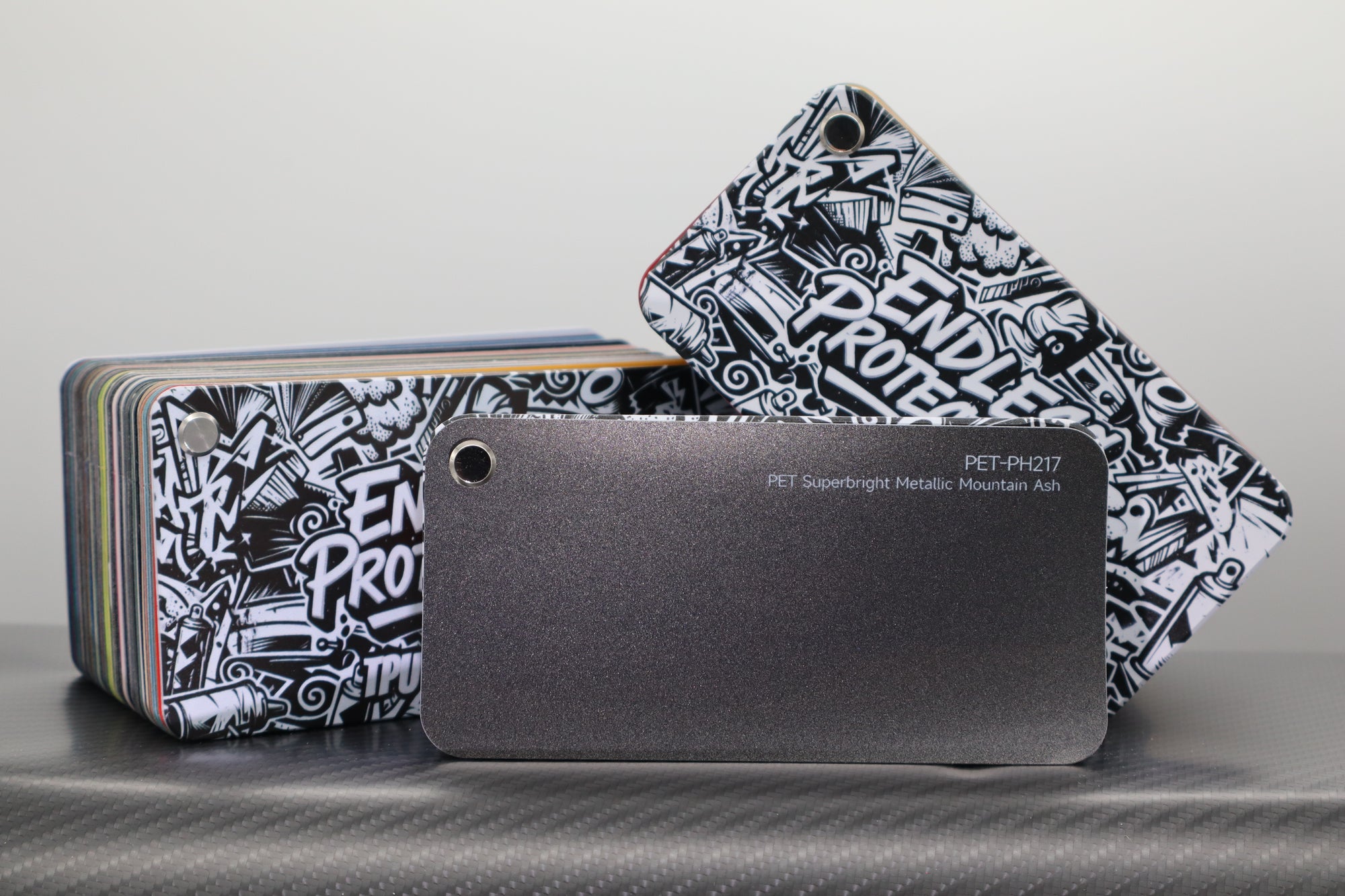 Metallic Grau Endless Wrapping Film