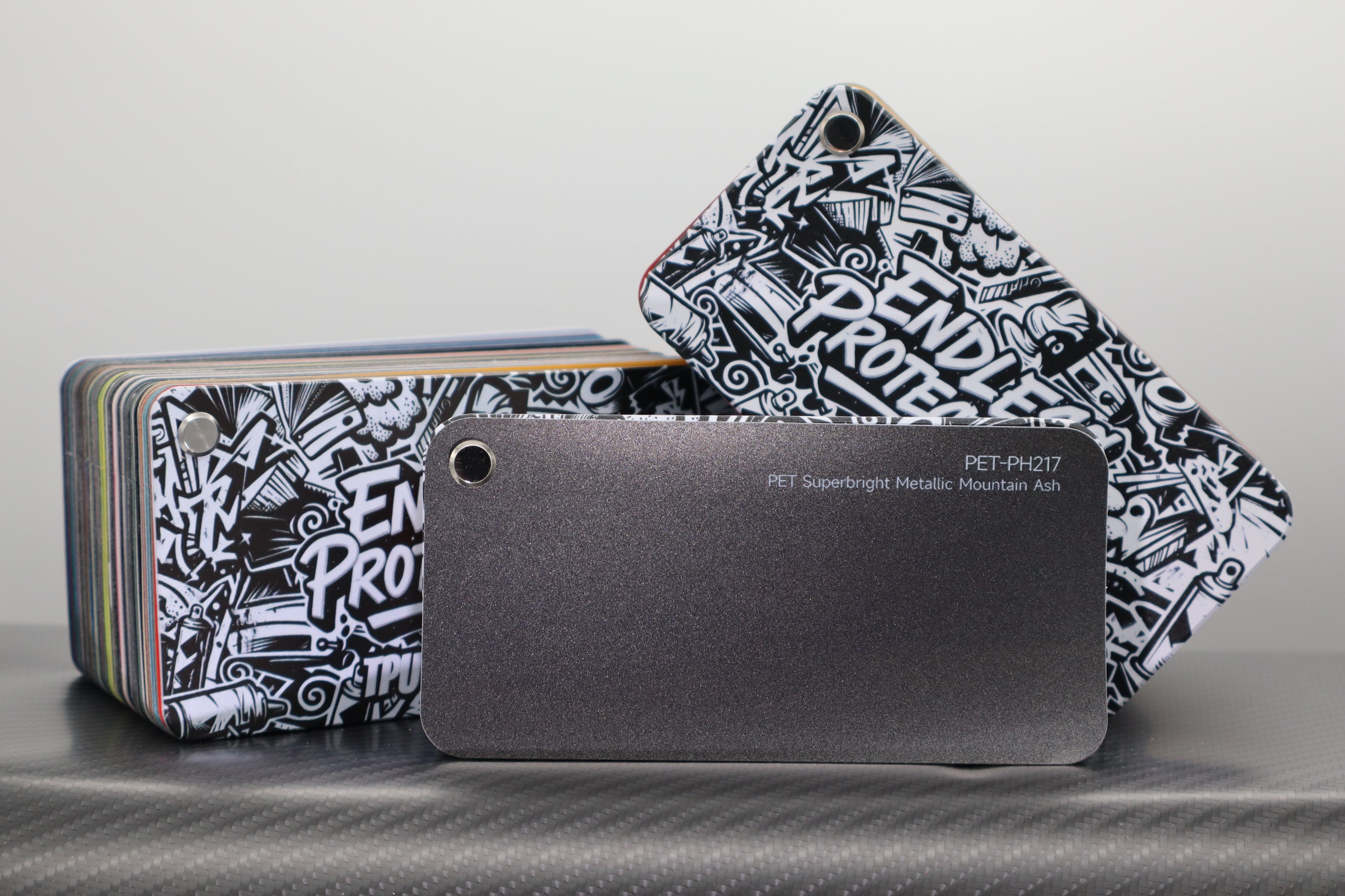 Metallic Grau Endless Wrapping Film