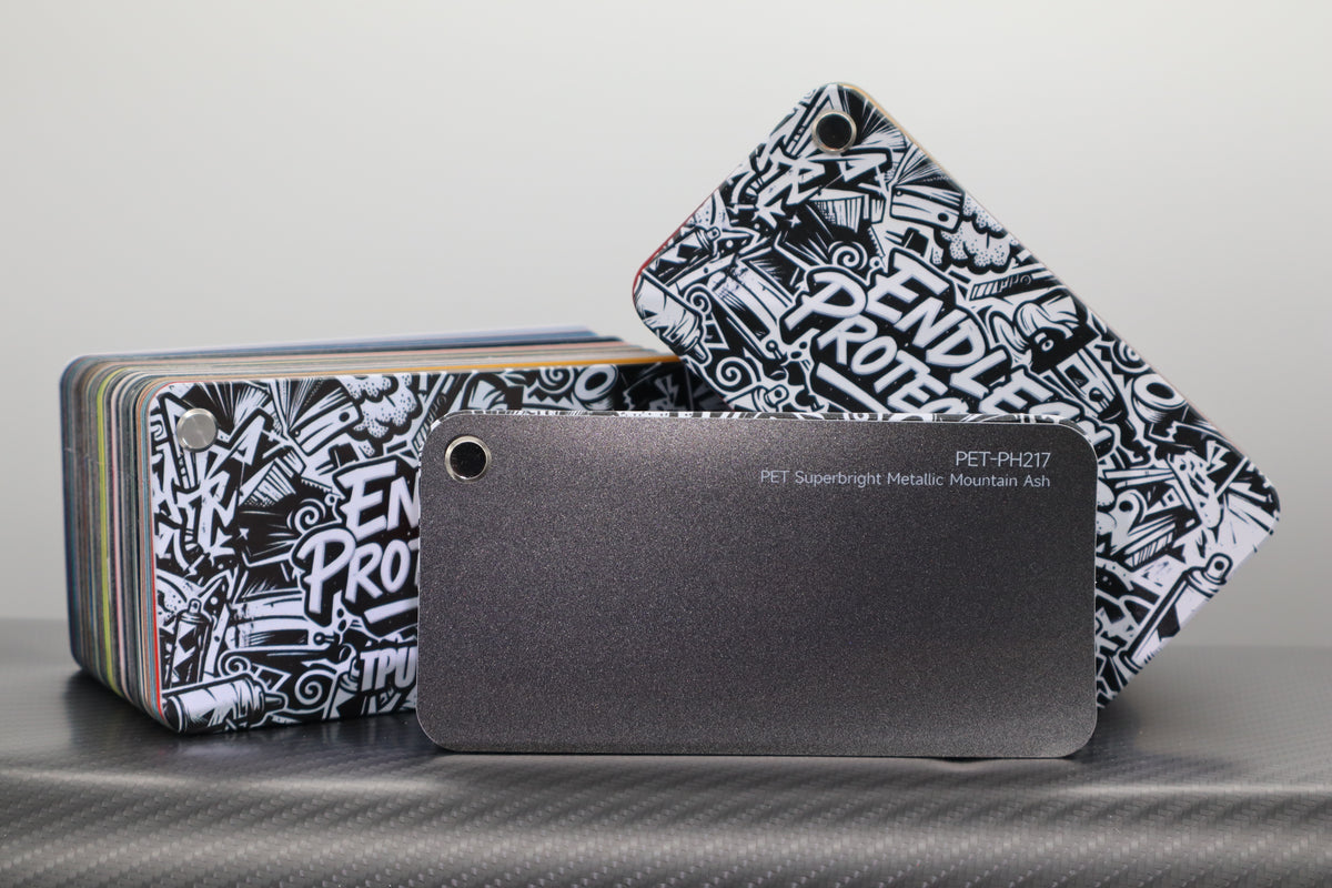 Metallic Grau Wrapping Film