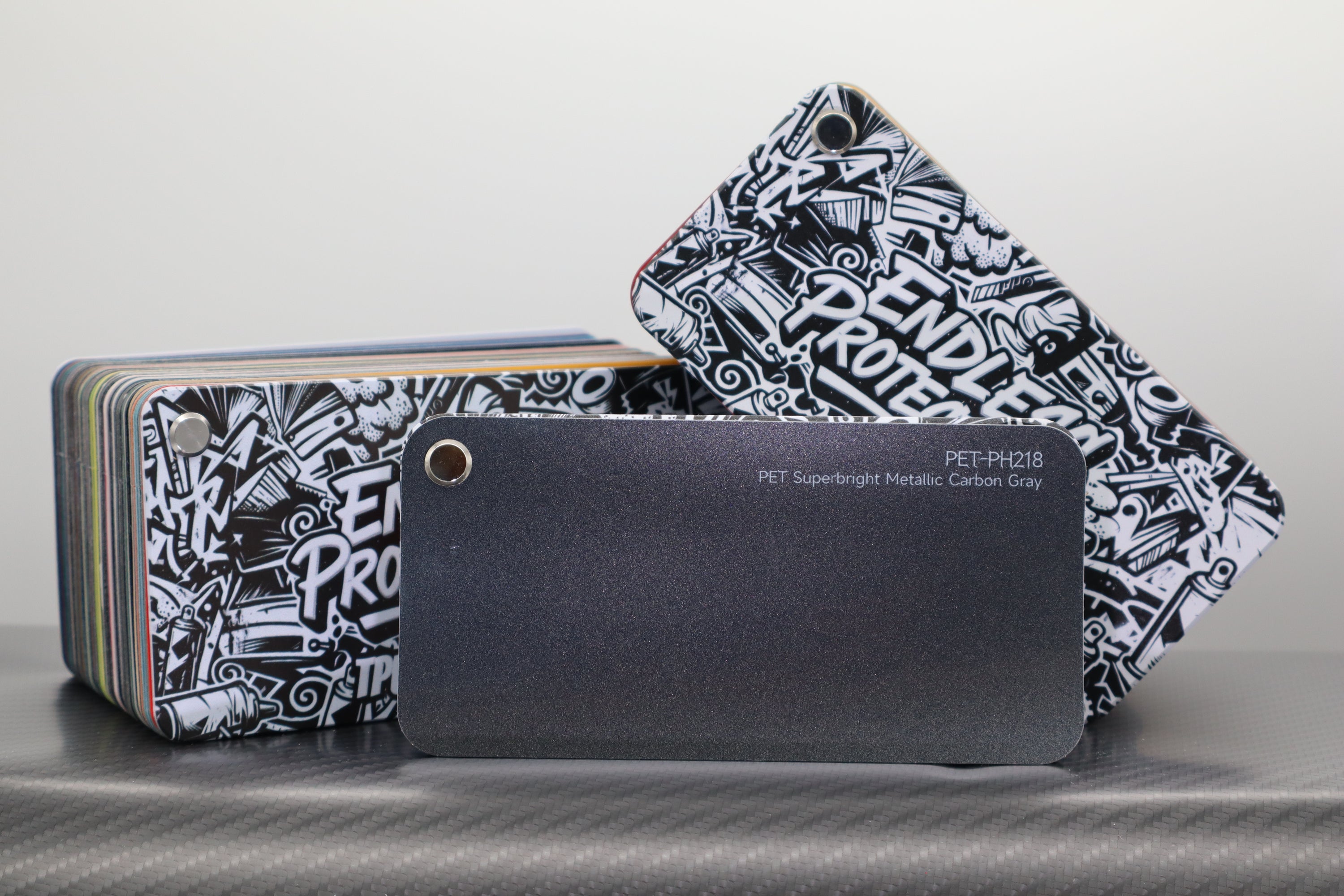 Metallic Grau Endless Wrapping Film