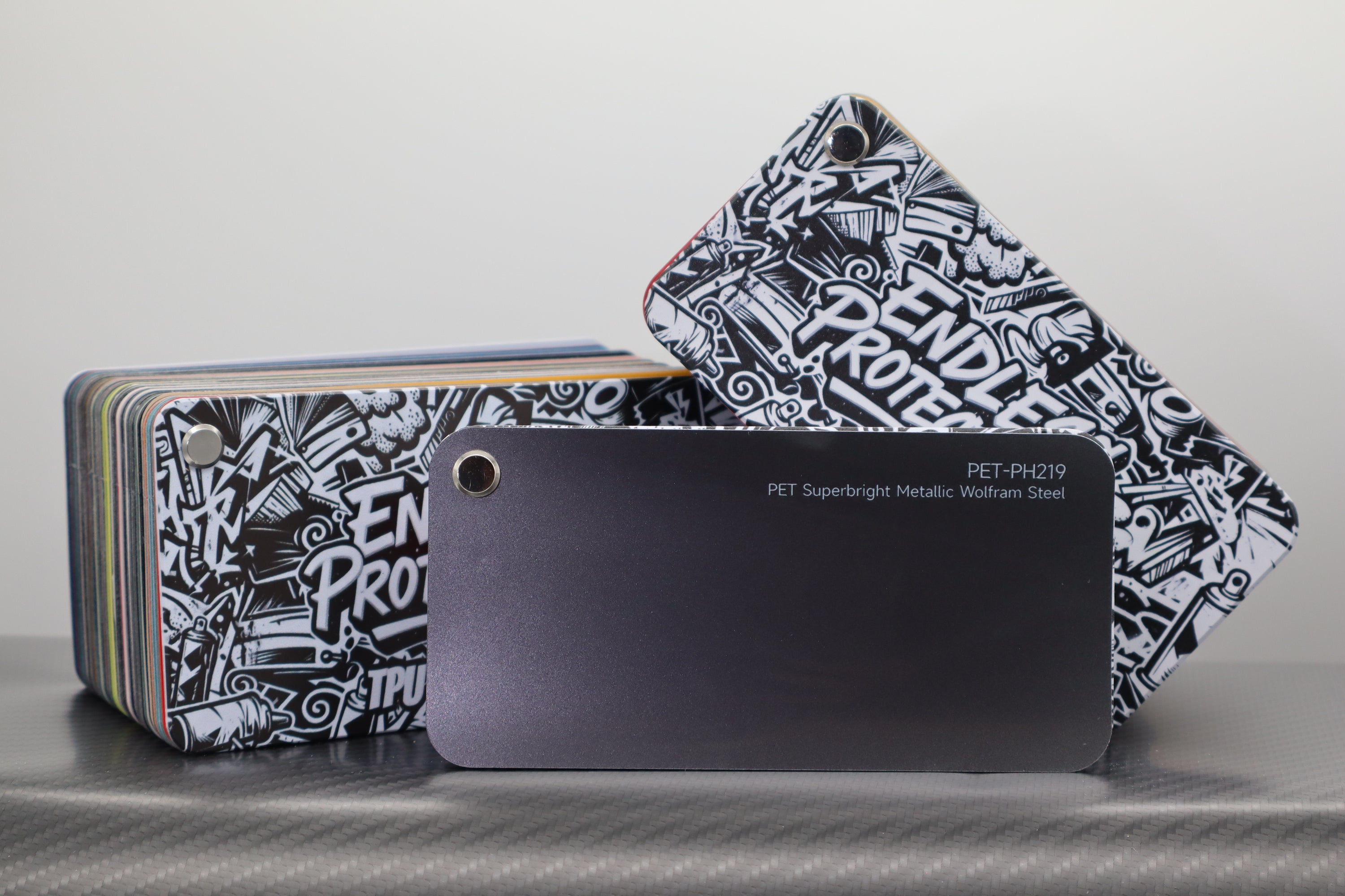 Metallic Grau Endless Wrapping Film