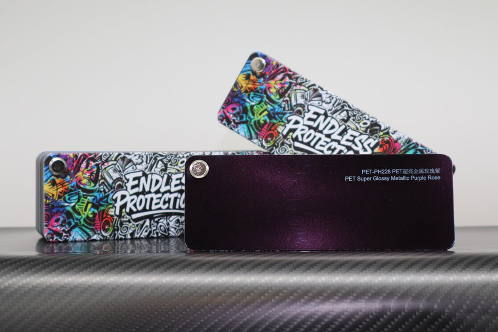Metallic Lila Wrapping Film