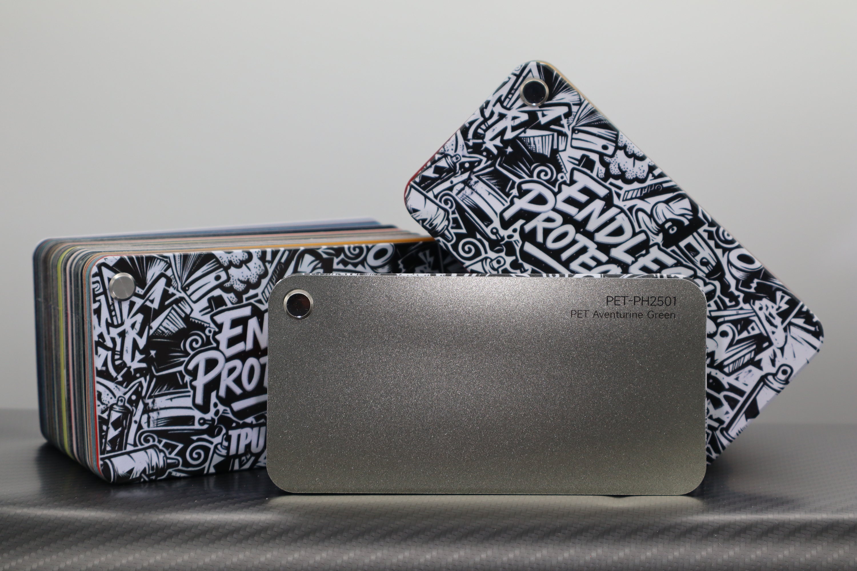 Metallic Hell-Grün Endless Wrapping Film