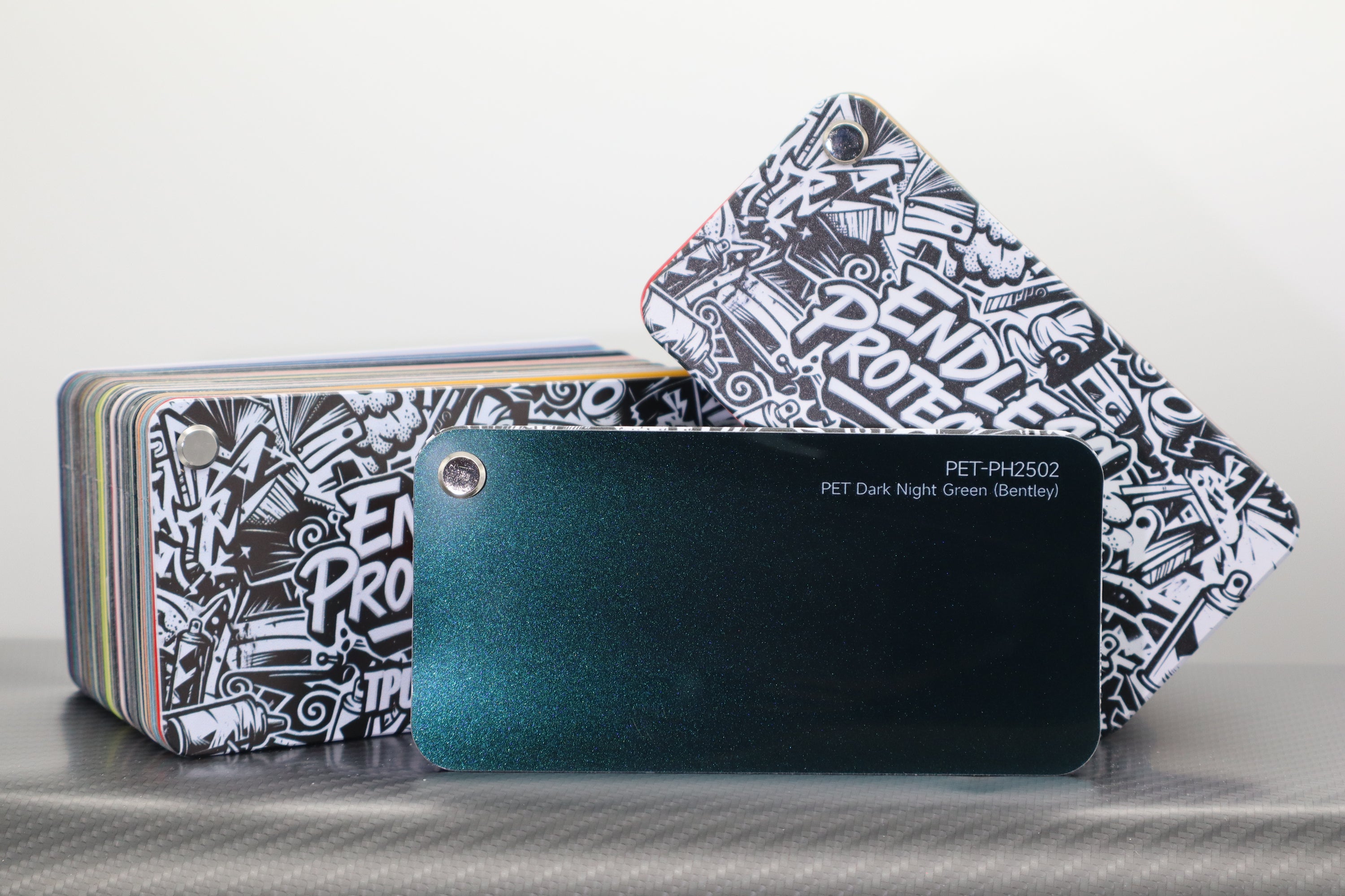 Metallic Dunkel-Grün Endless Wrapping Film