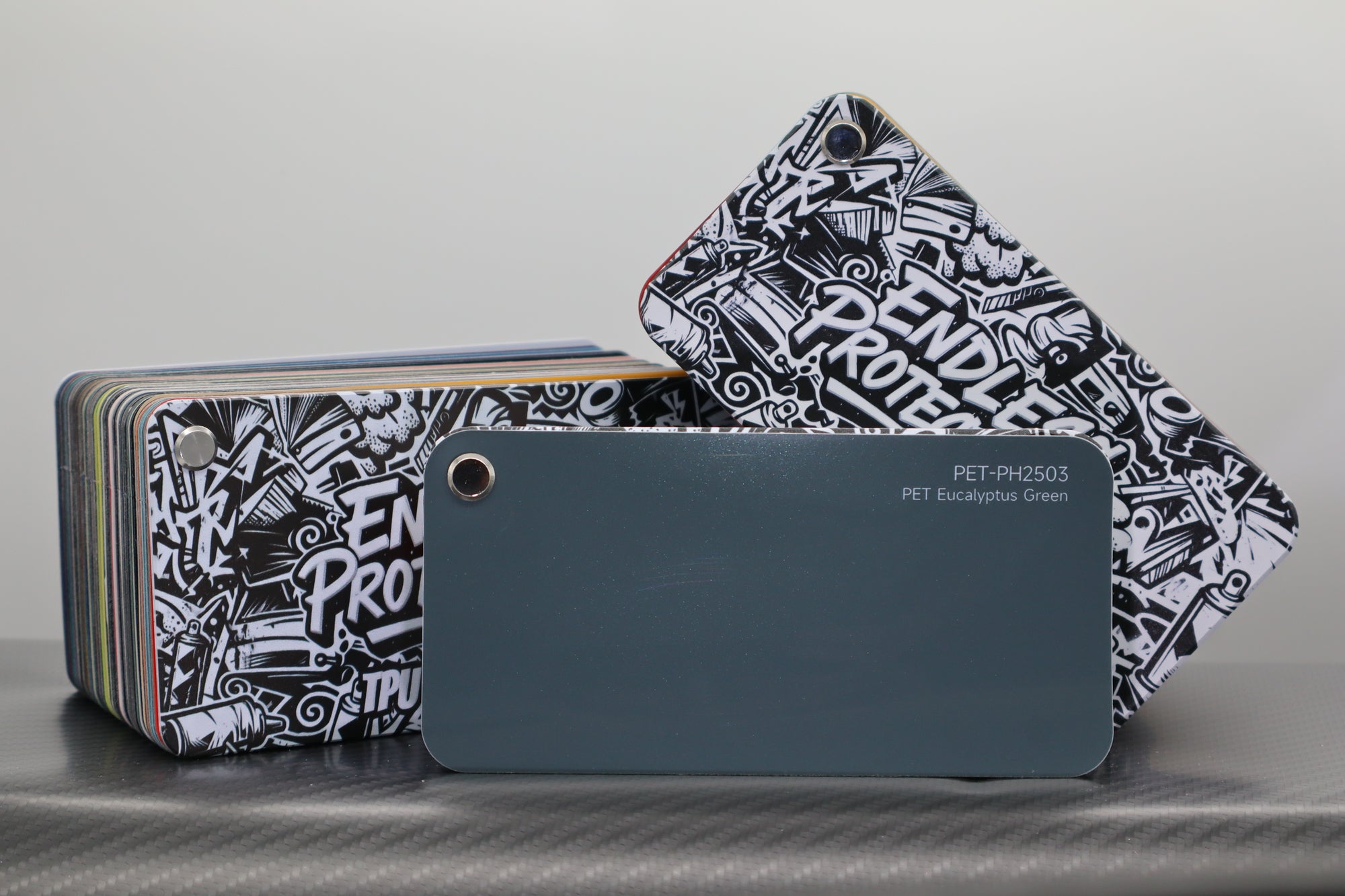 Metallic Dunkel-Grün Endless Wrapping Film