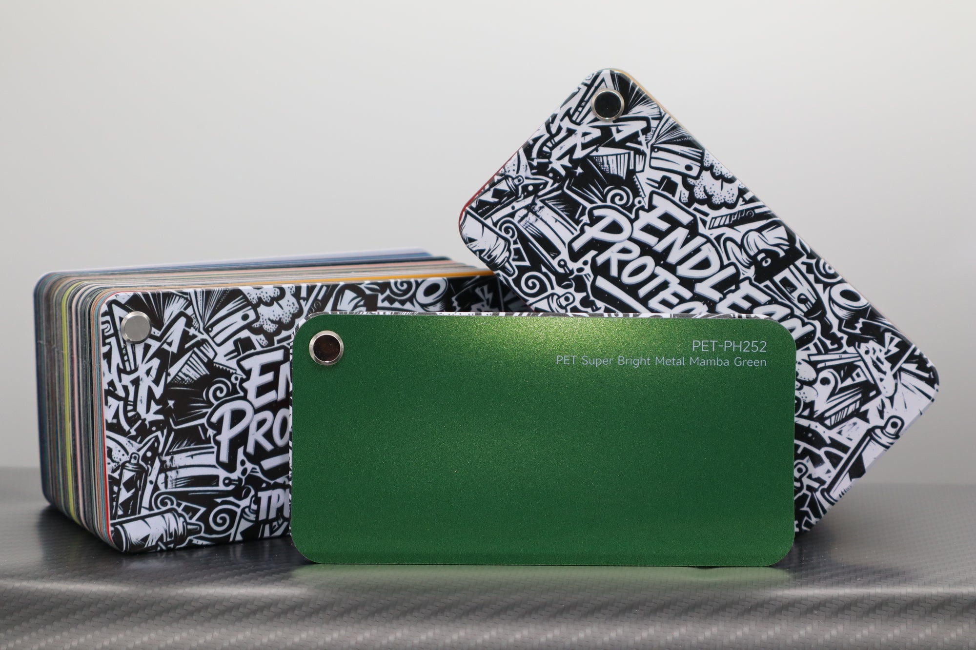 Metallic Hell-Grün Endless Wrapping Film