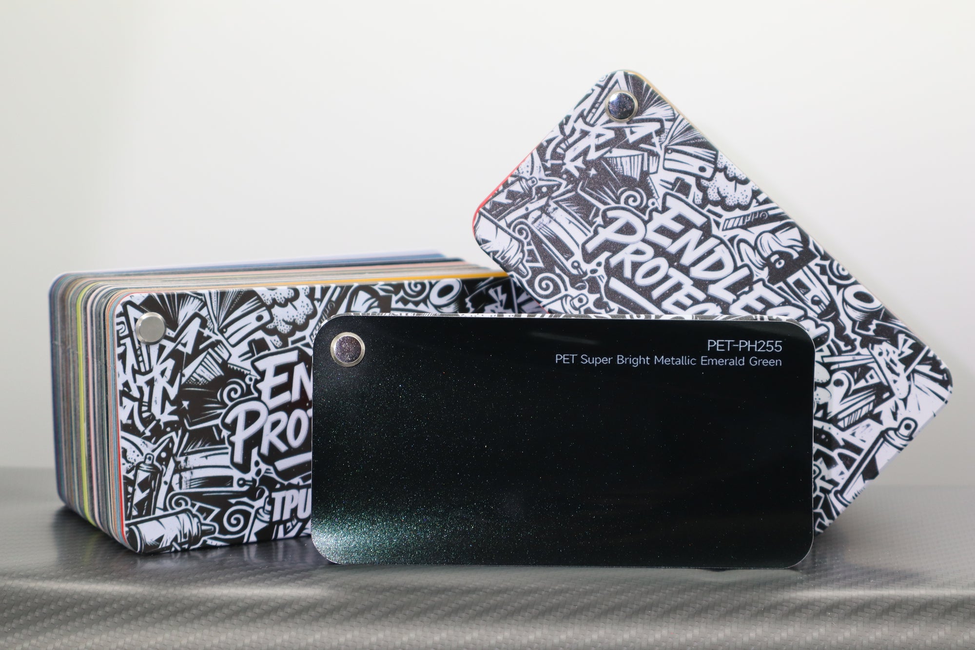 Metallic Dunkel-Grün Endless Wrapping Film
