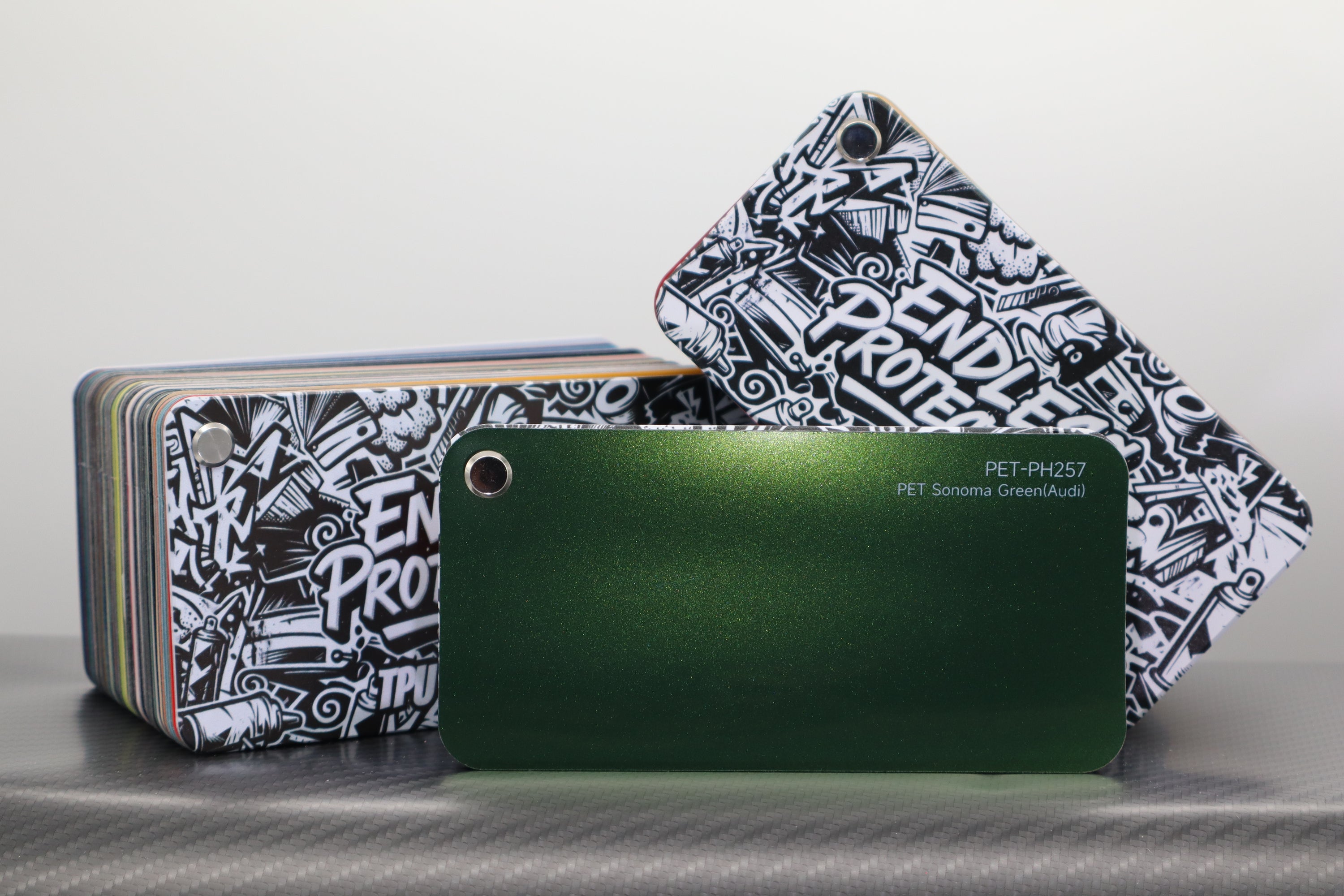 Metallic Hell-Grün Endless Wrapping Film