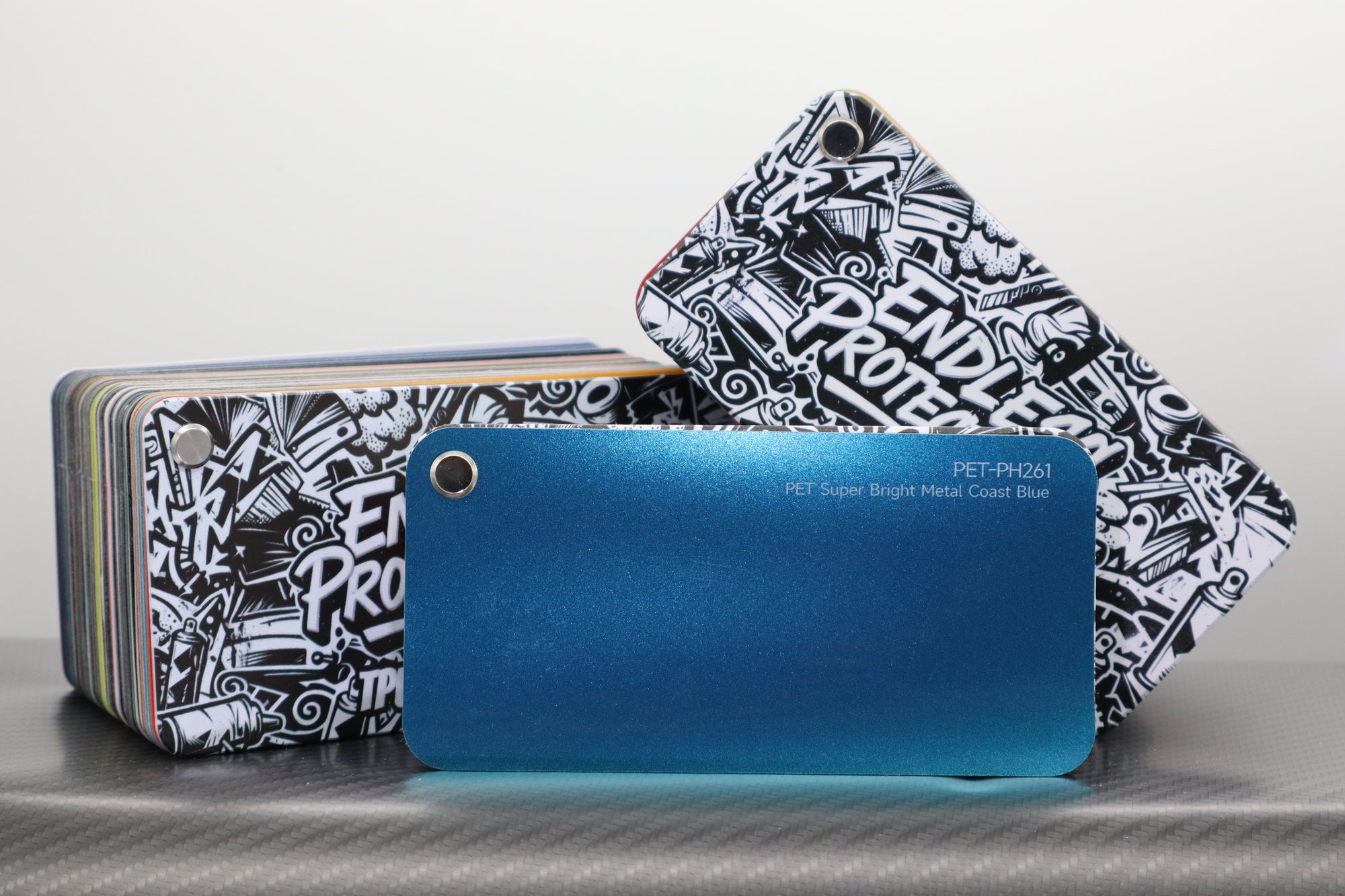 Metallic Dunkel-Blau Endless Wrapping Film
