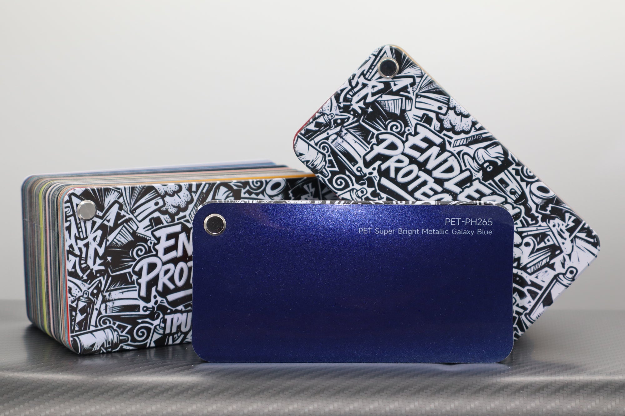 Metallic Dunkel-Blau Endless Wrapping Film