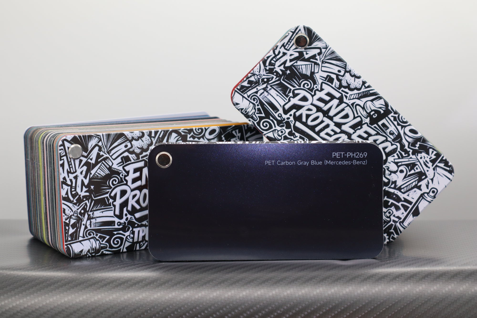 Metallic Dunkel-Blau Endless Wrapping Film