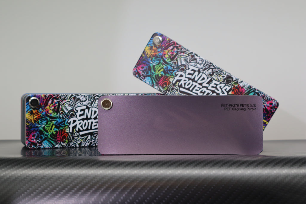 Metallic Lila Wrapping Film