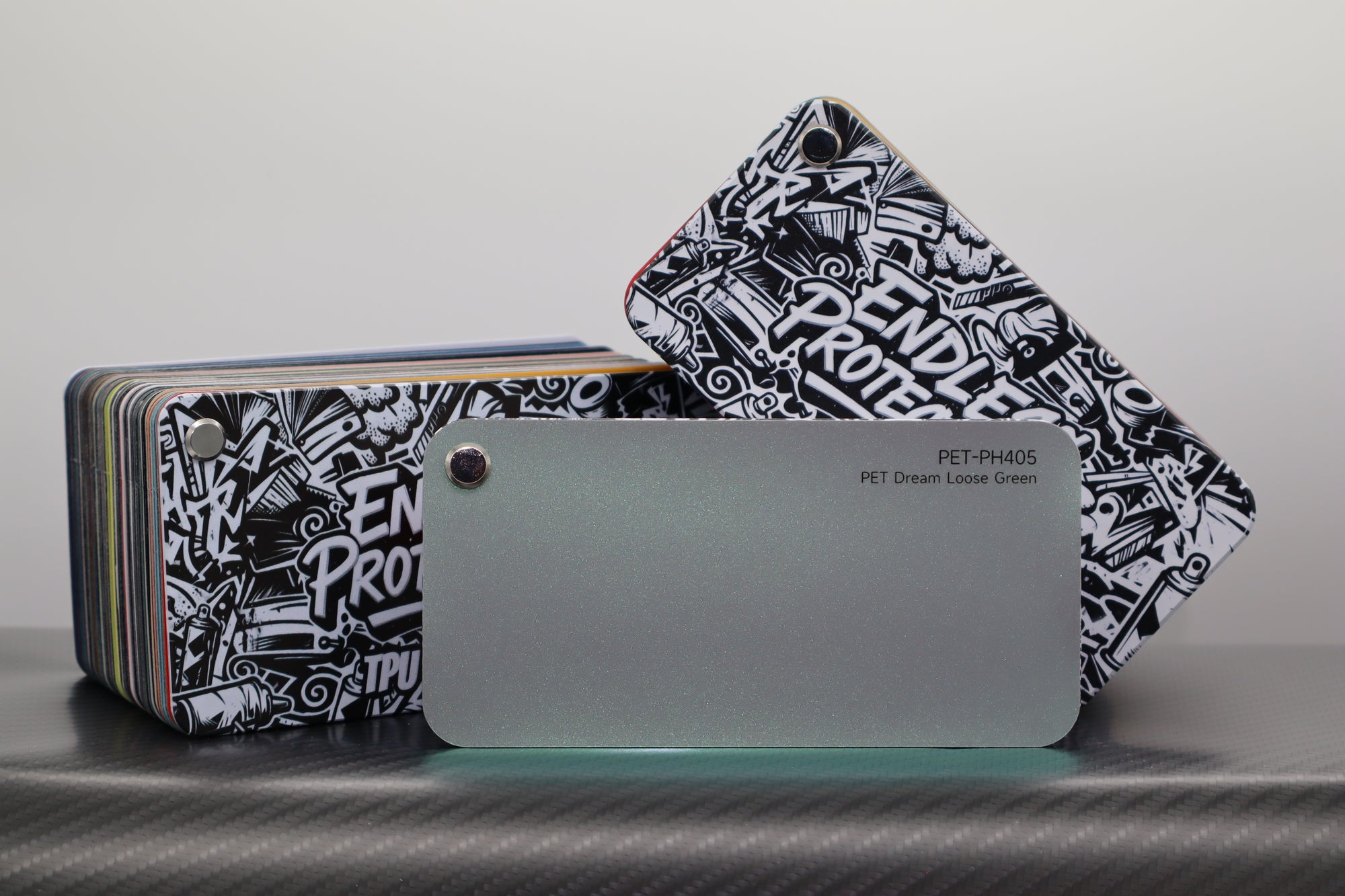 Metallic Hell-Grün Endless Wrapping Film
