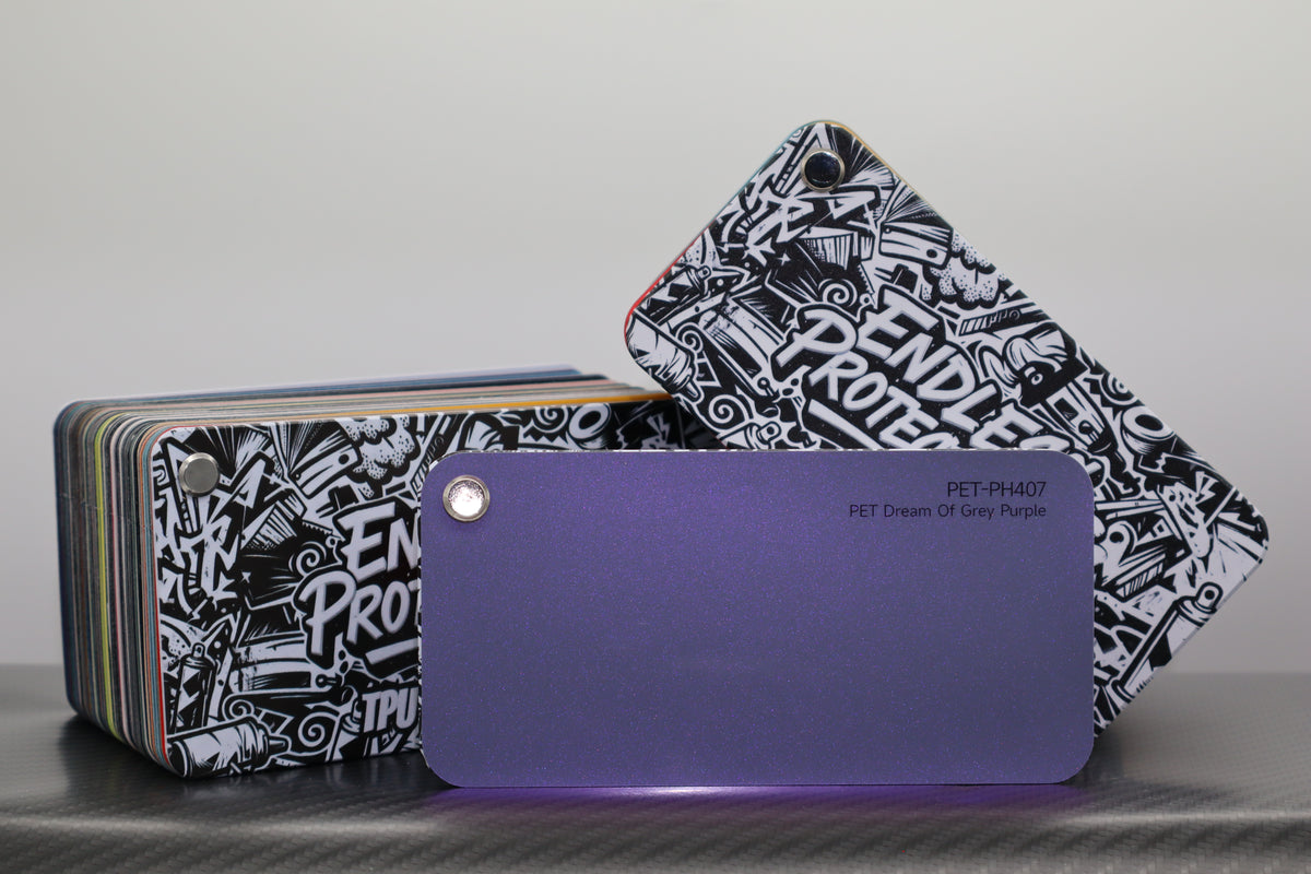 Metallic Lila Wrapping Film