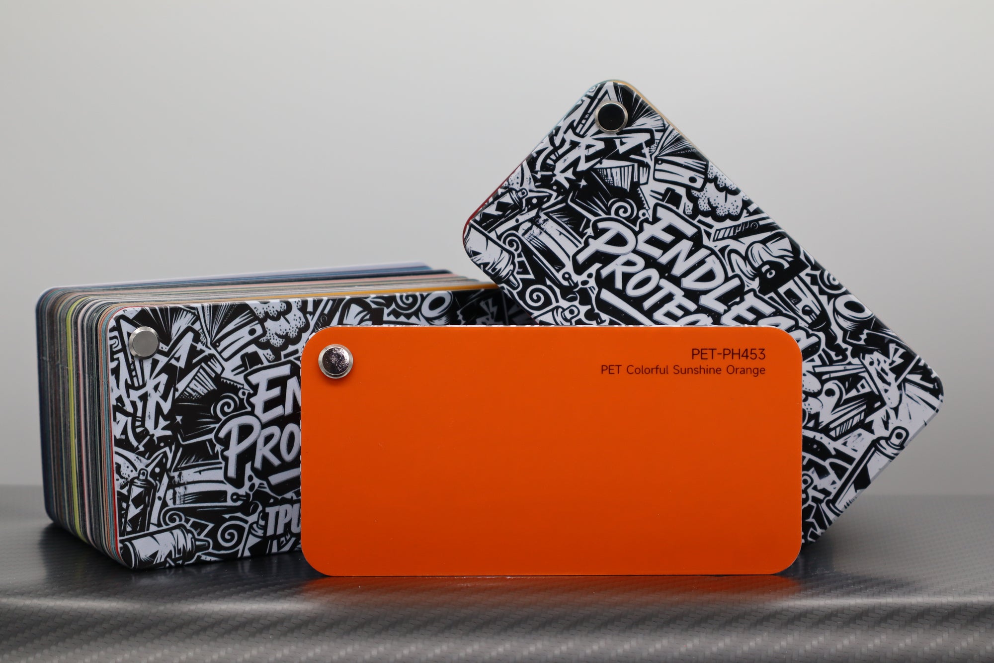 Metallic Rot/Orange/Gelb Endless Wrapping Film
