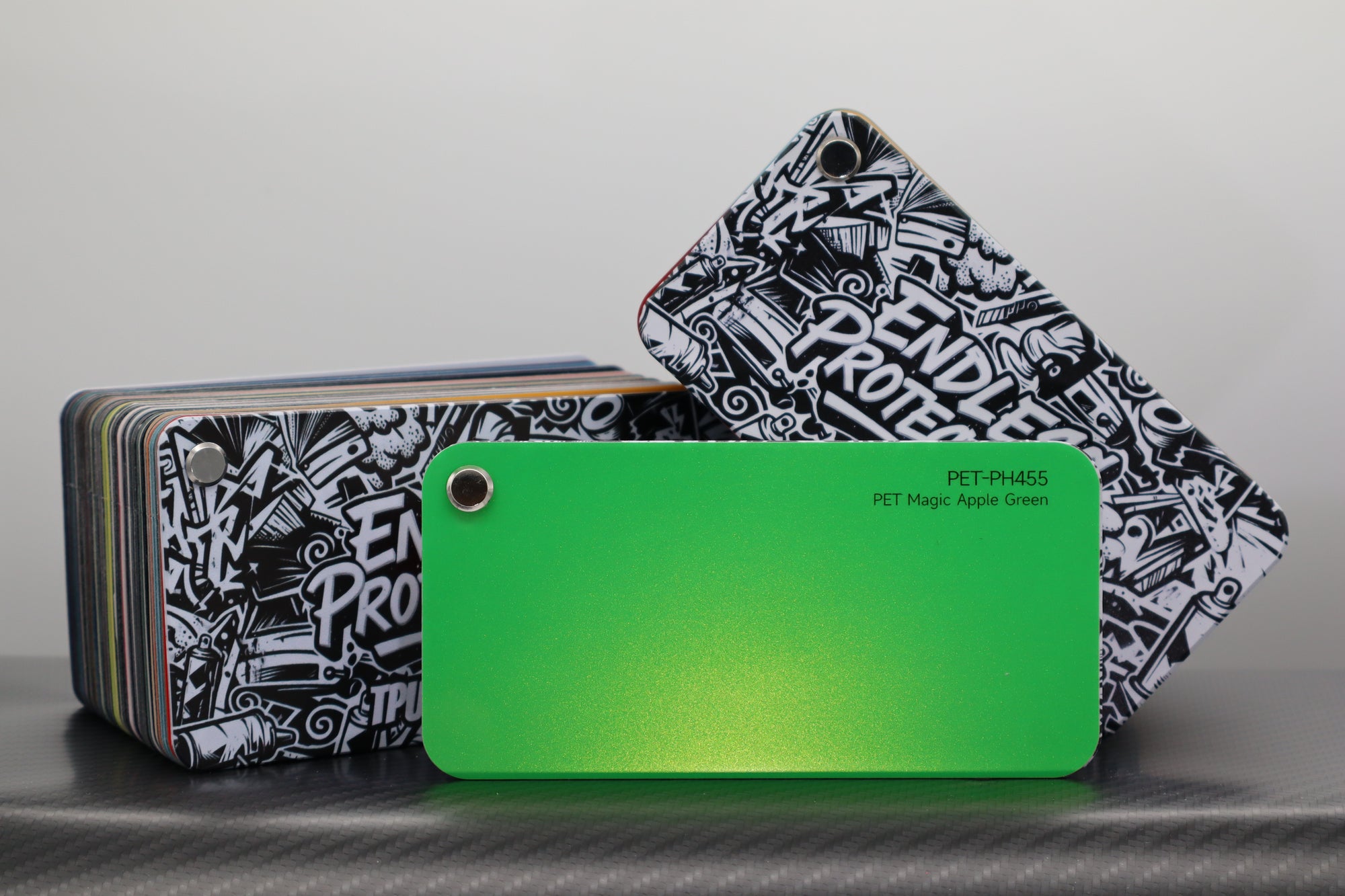 Metallic Hell-Grün Endless Wrapping Film
