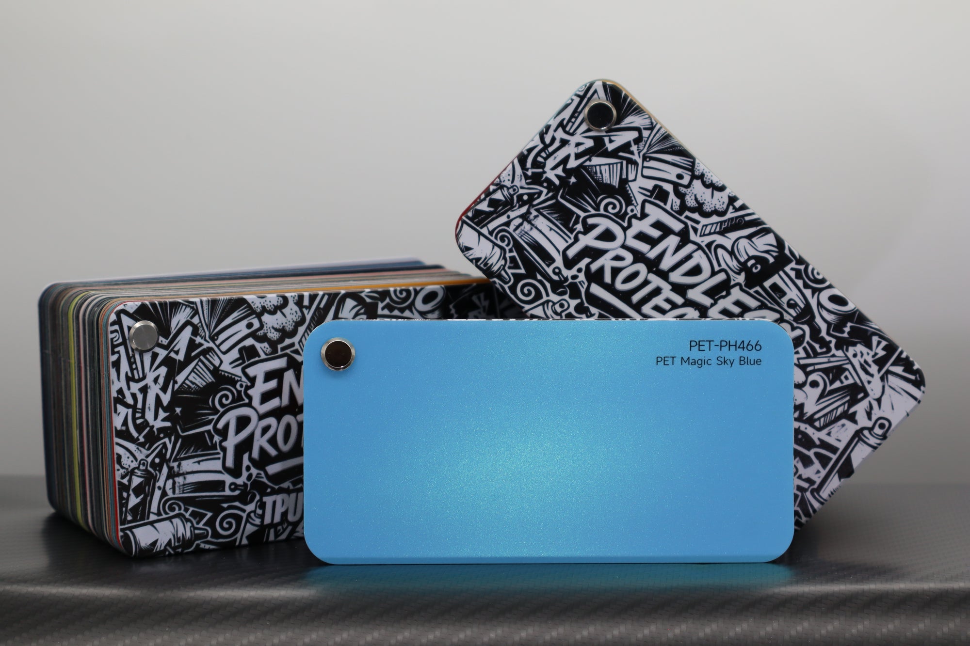 Metallic Hell-Blau Endless Wrapping Film